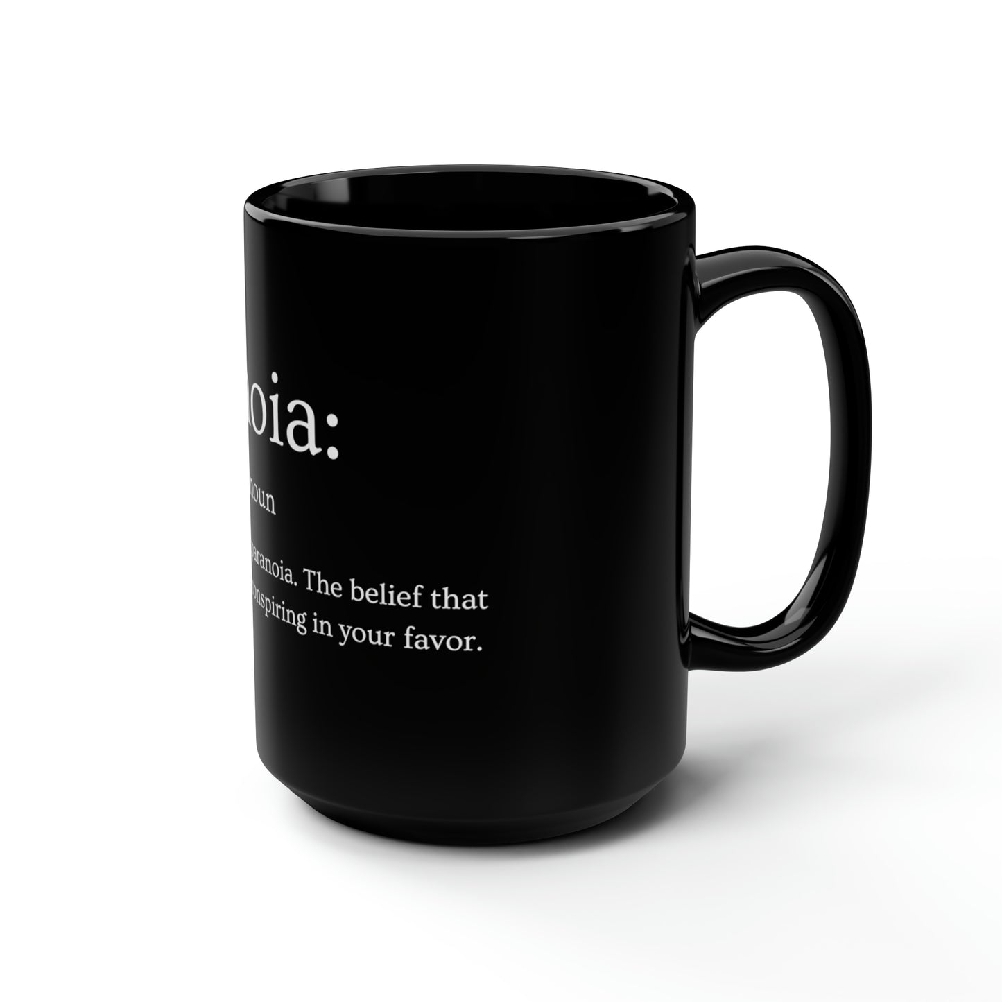 Black Mug, 15oz