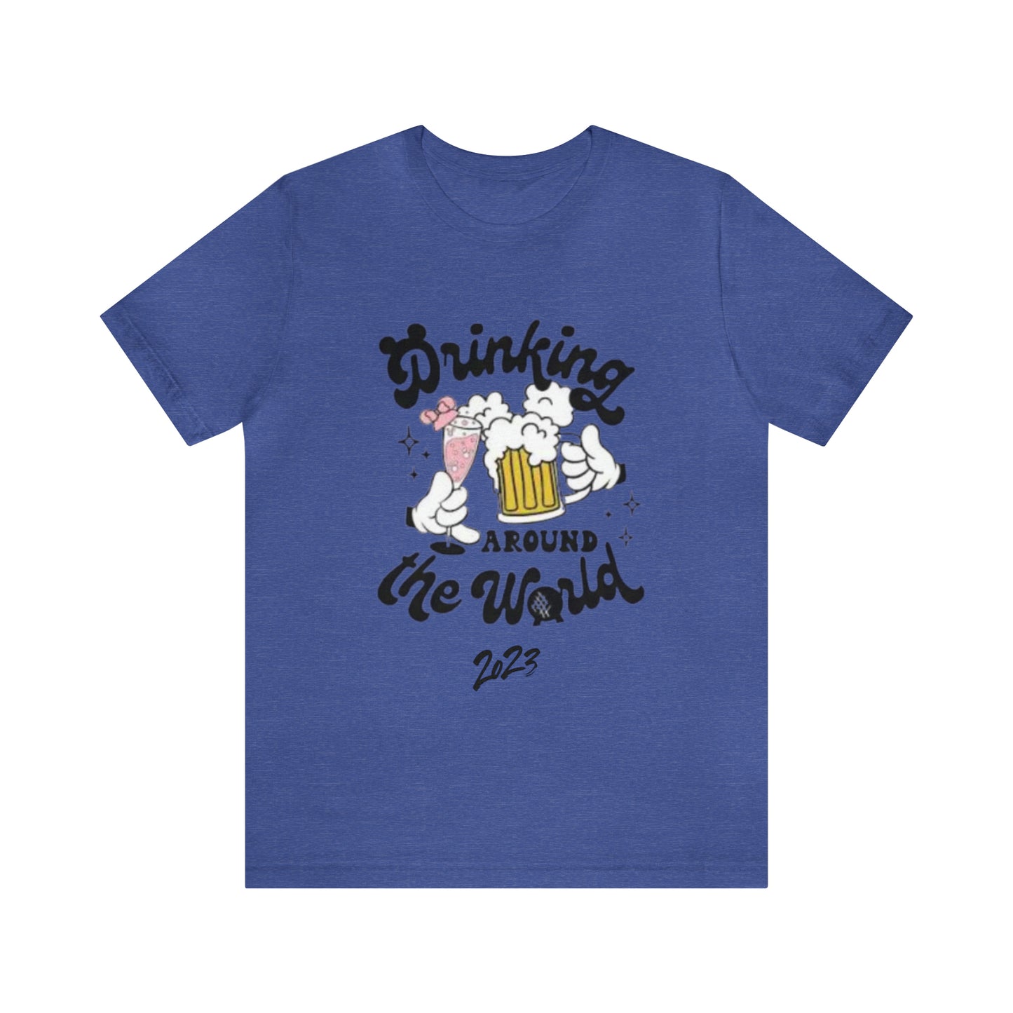 Epcot Drinking Around the World Unisex Jersey Short Sleeve Tee