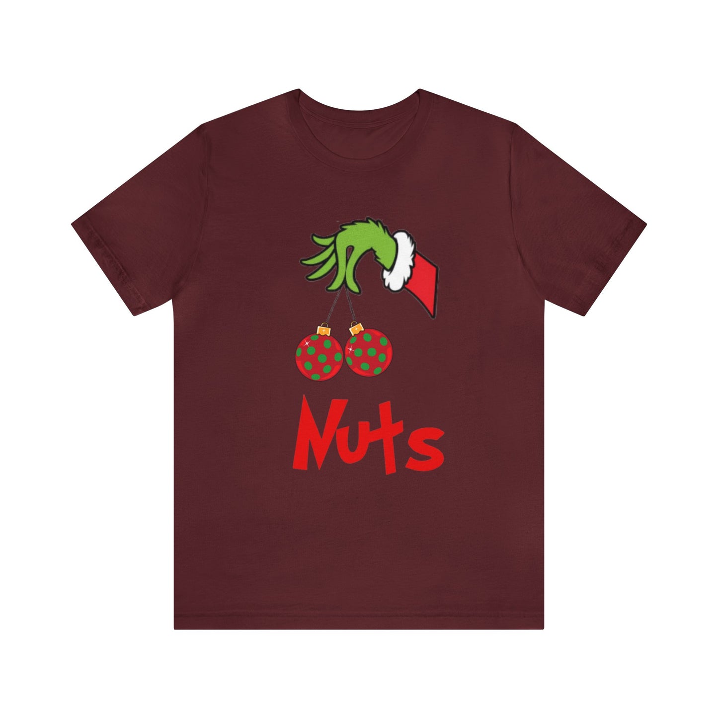 Grinch Couples Tshirt (Nuts) Unisex Jersey Short Sleeve Tee