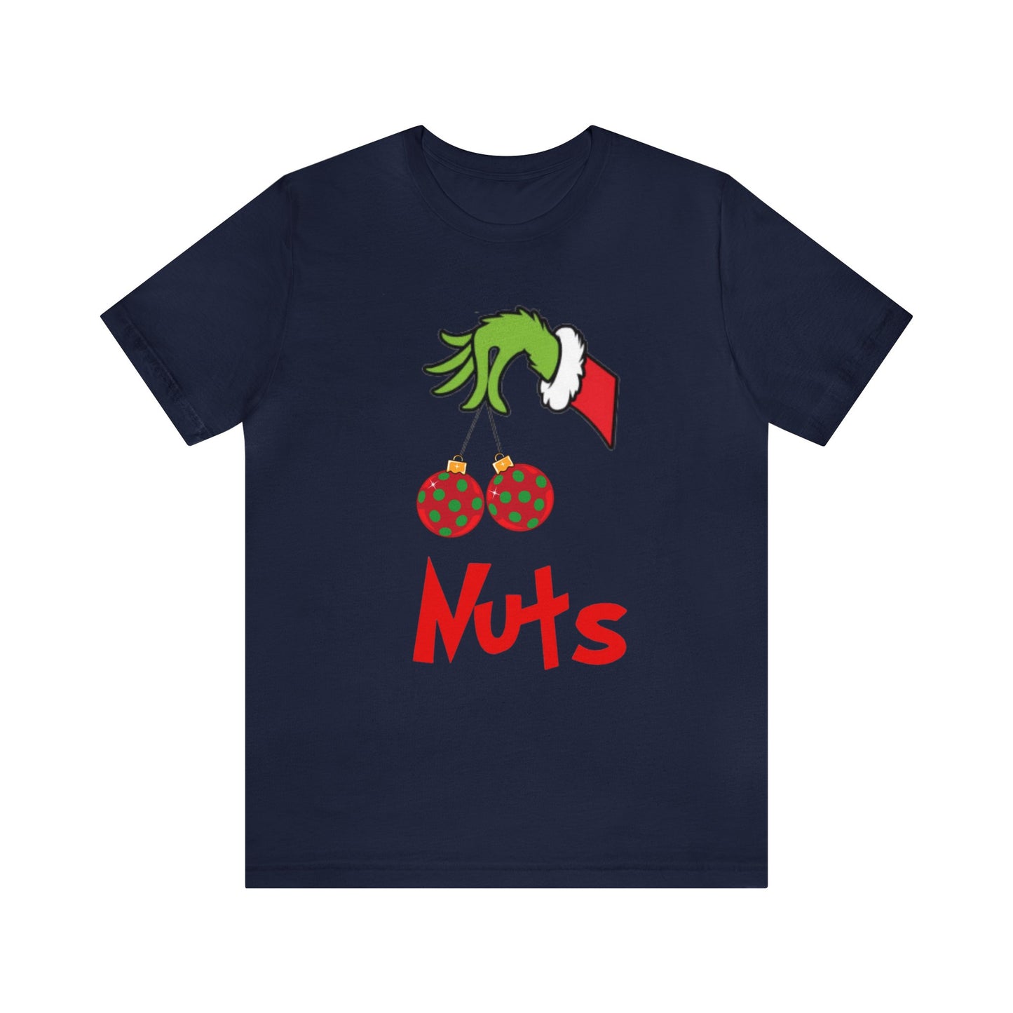 Grinch Couples Tshirt (Nuts) Unisex Jersey Short Sleeve Tee