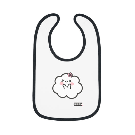 Eeek- Cumulo Cuties Baby Contrast Trim Jersey Bib