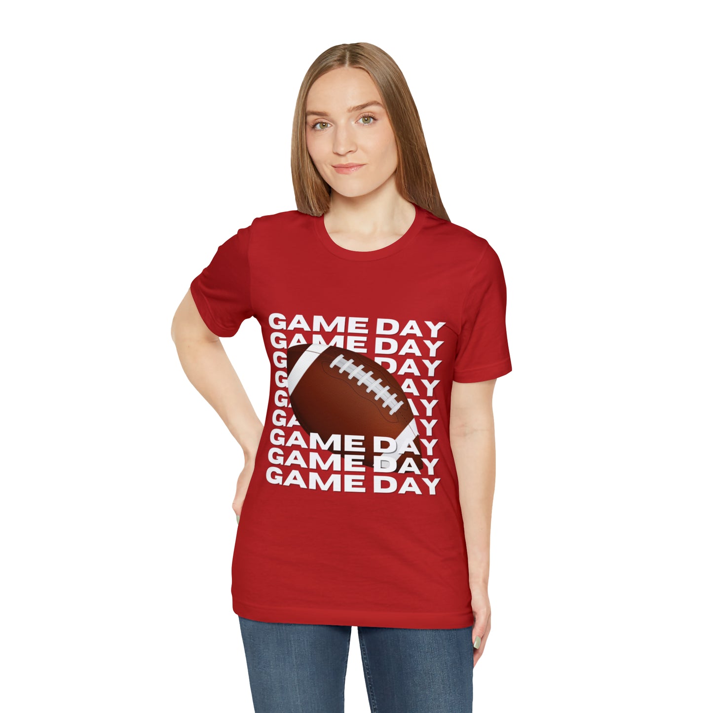 Game Day Football Unisex Jersey Short Sleeve Tee