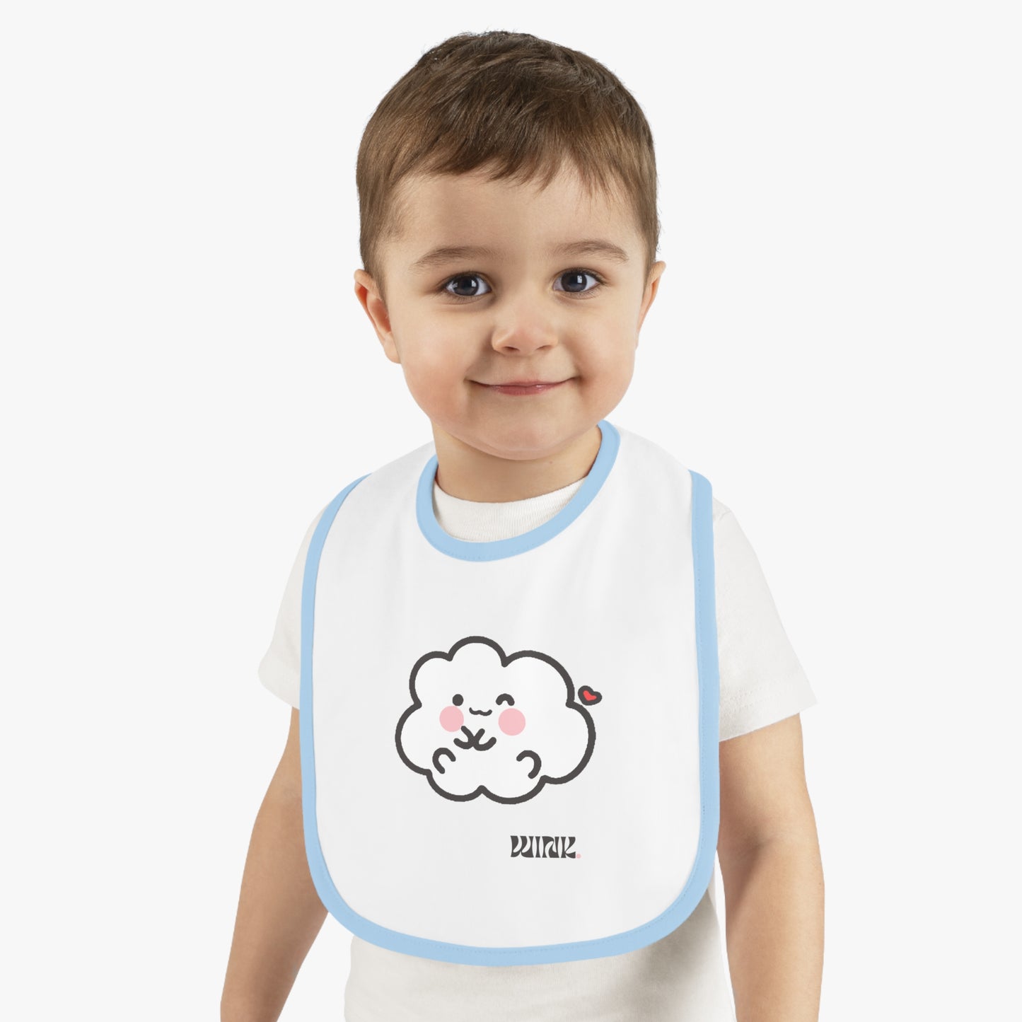 Wink- Cumulo Cuties Baby Contrast Trim Jersey Bib
