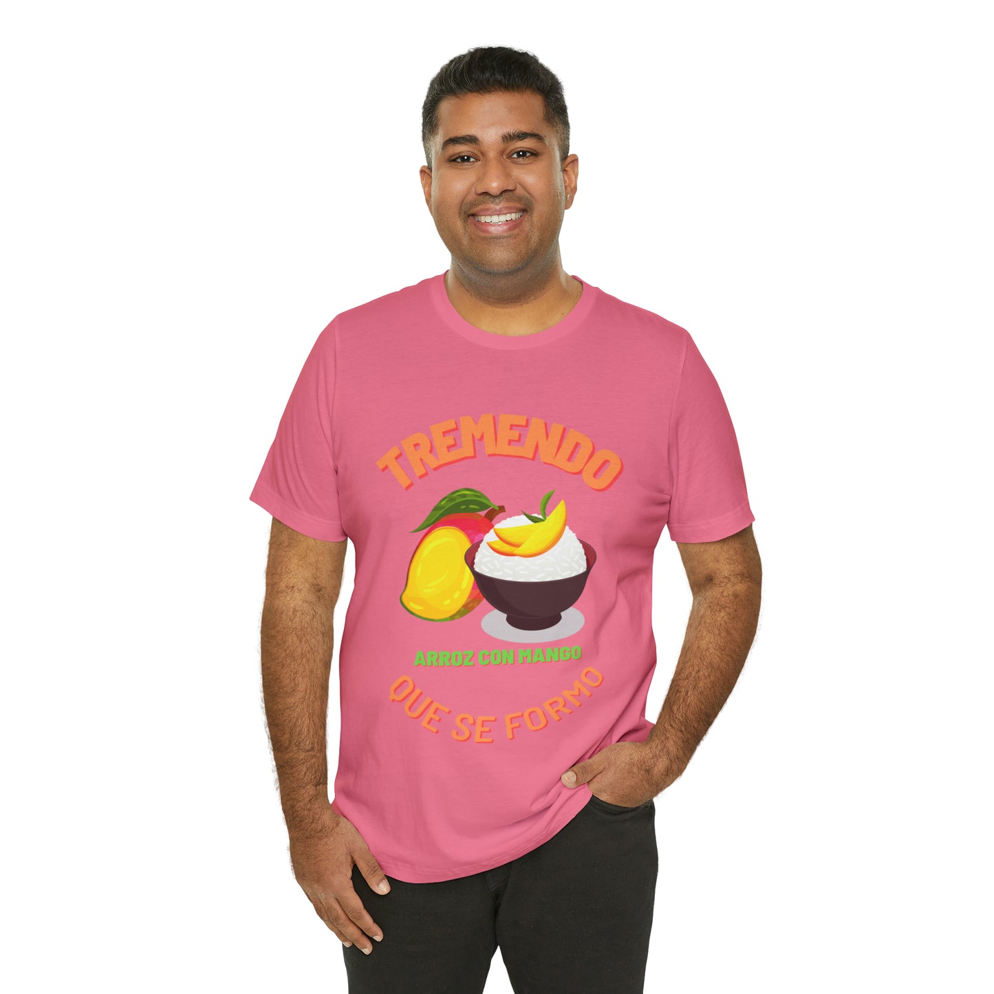 Tremendo Arroz Con Mango Que Se Formo -Unisex Jersey Short Sleeve Tee
