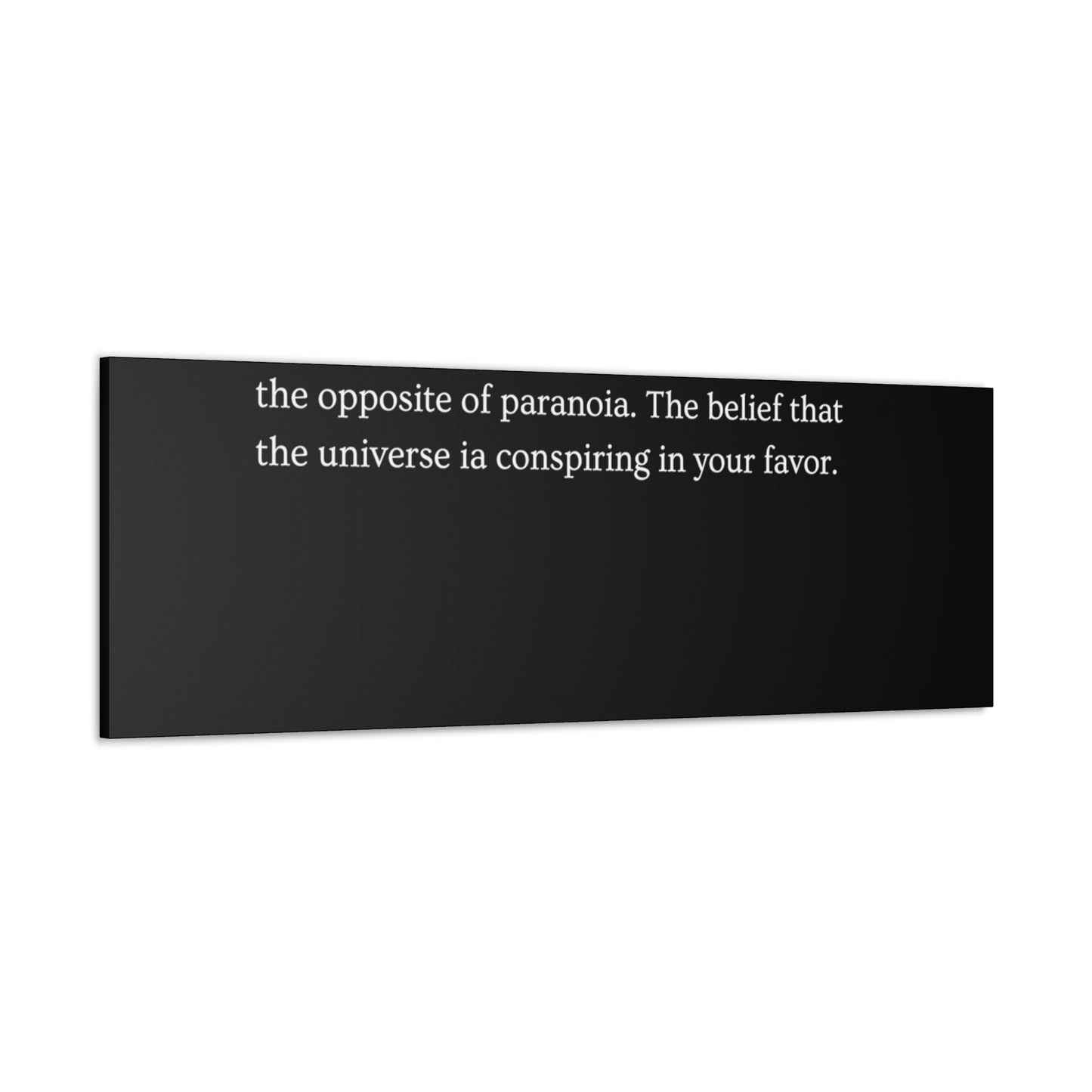 Pronoia - definition Canvas Gallery Wraps