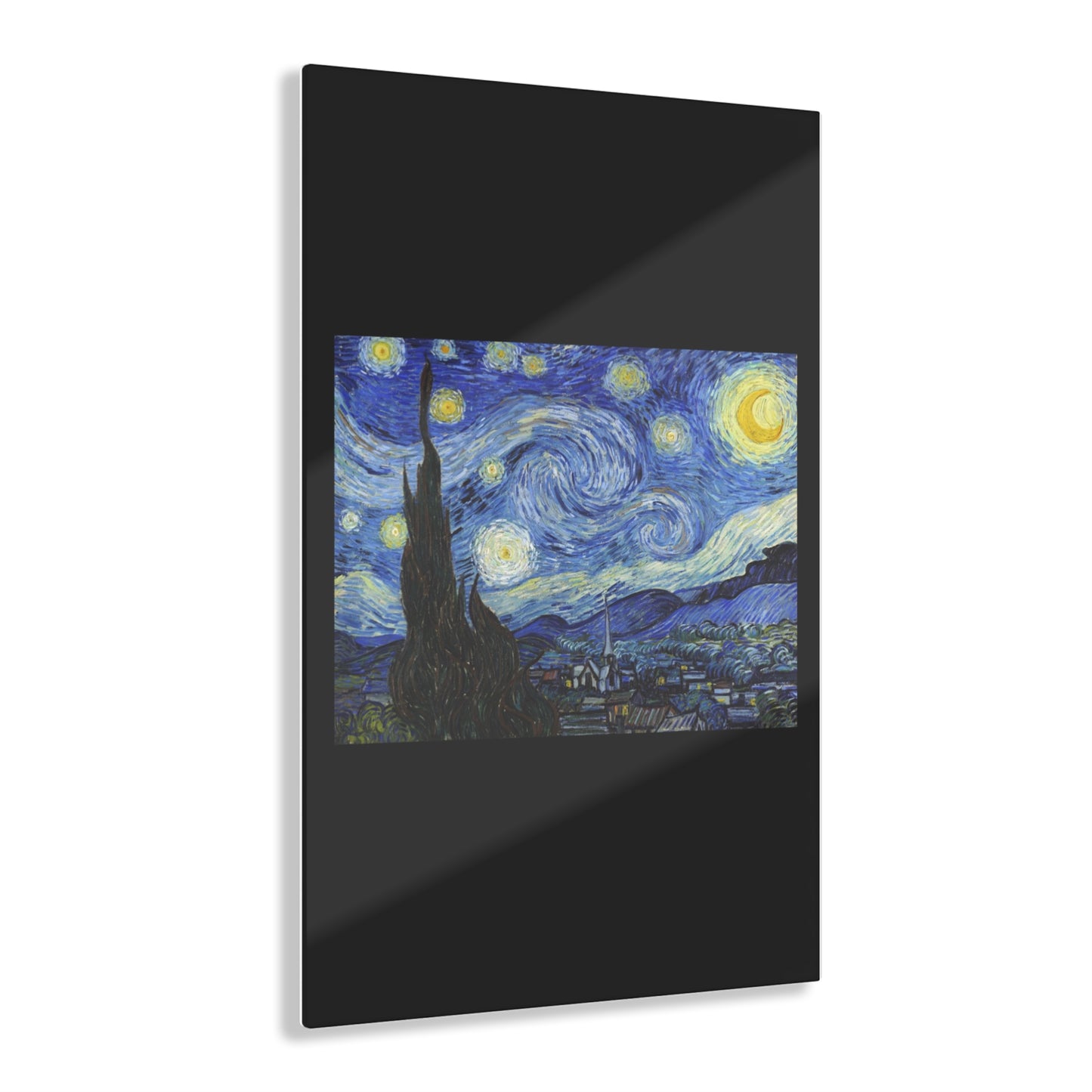 Starry Night By Vincent Van Gogh- Canvas Acrylic Print