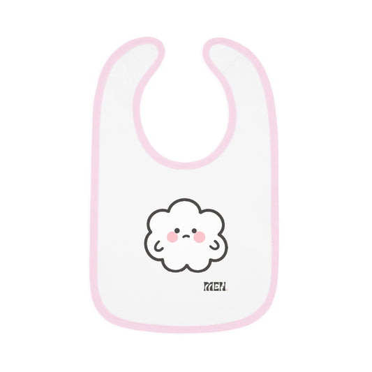 Meh- Cumulo Cuties Baby Contrast Trim Jersey Bib