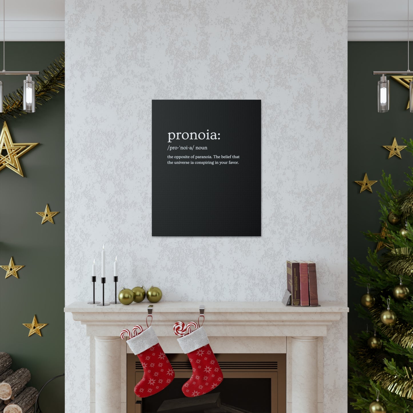 Pronoia - definition Canvas Gallery Wraps