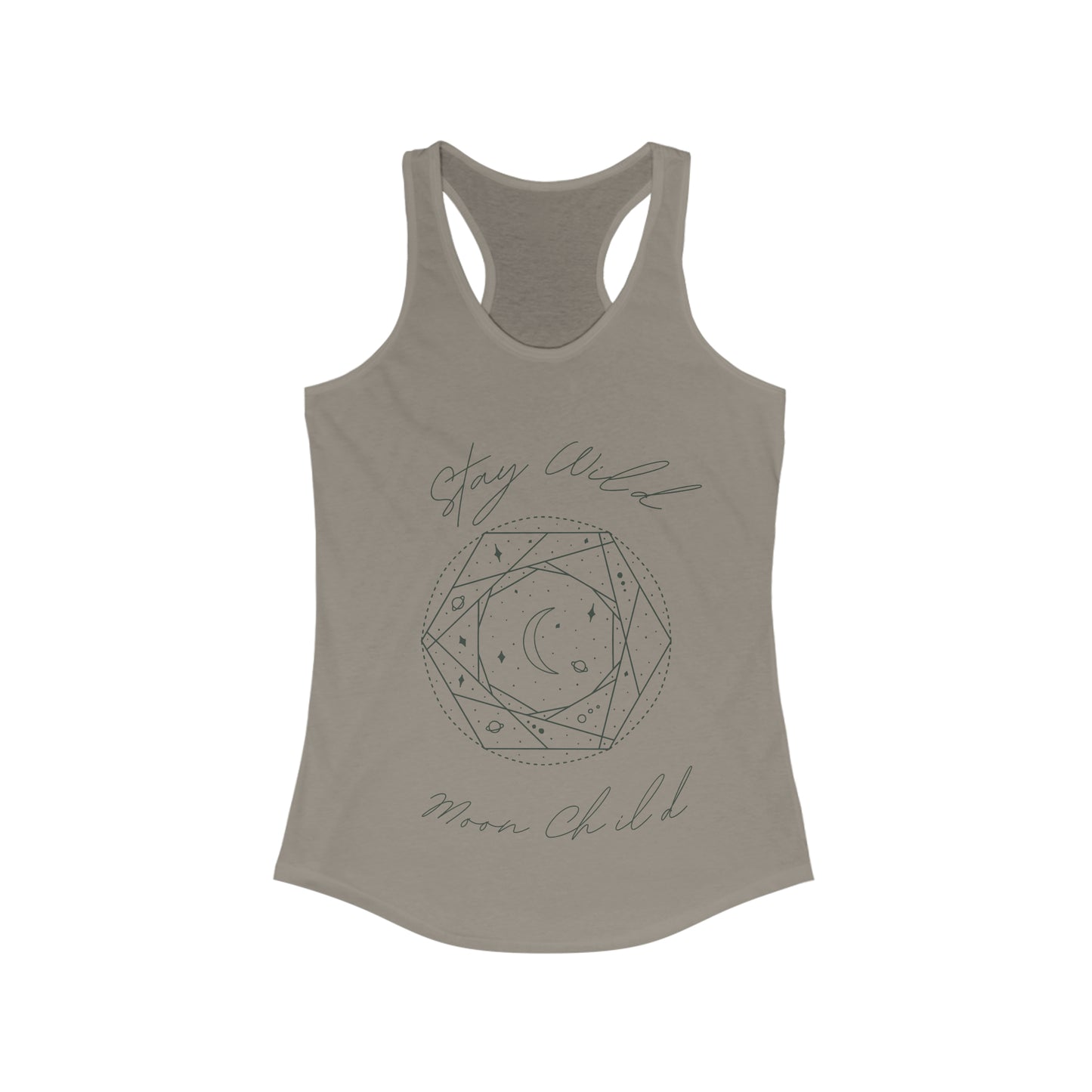 Stay Wild Moon Child Racerback Tank top