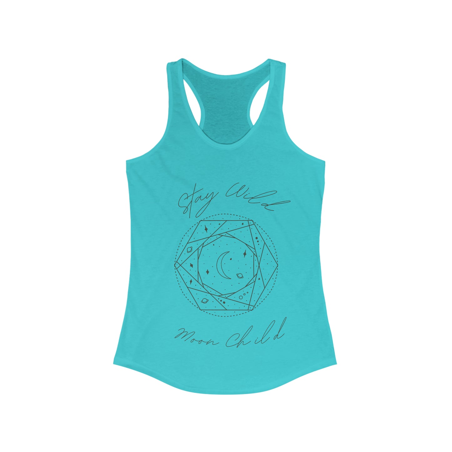 Stay Wild Moon Child Racerback Tank top