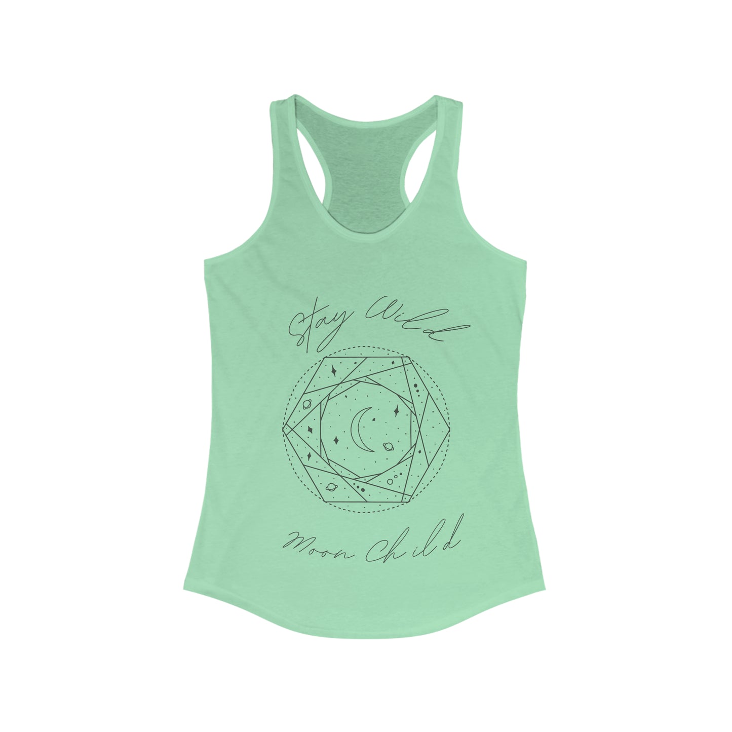 Stay Wild Moon Child Racerback Tank top