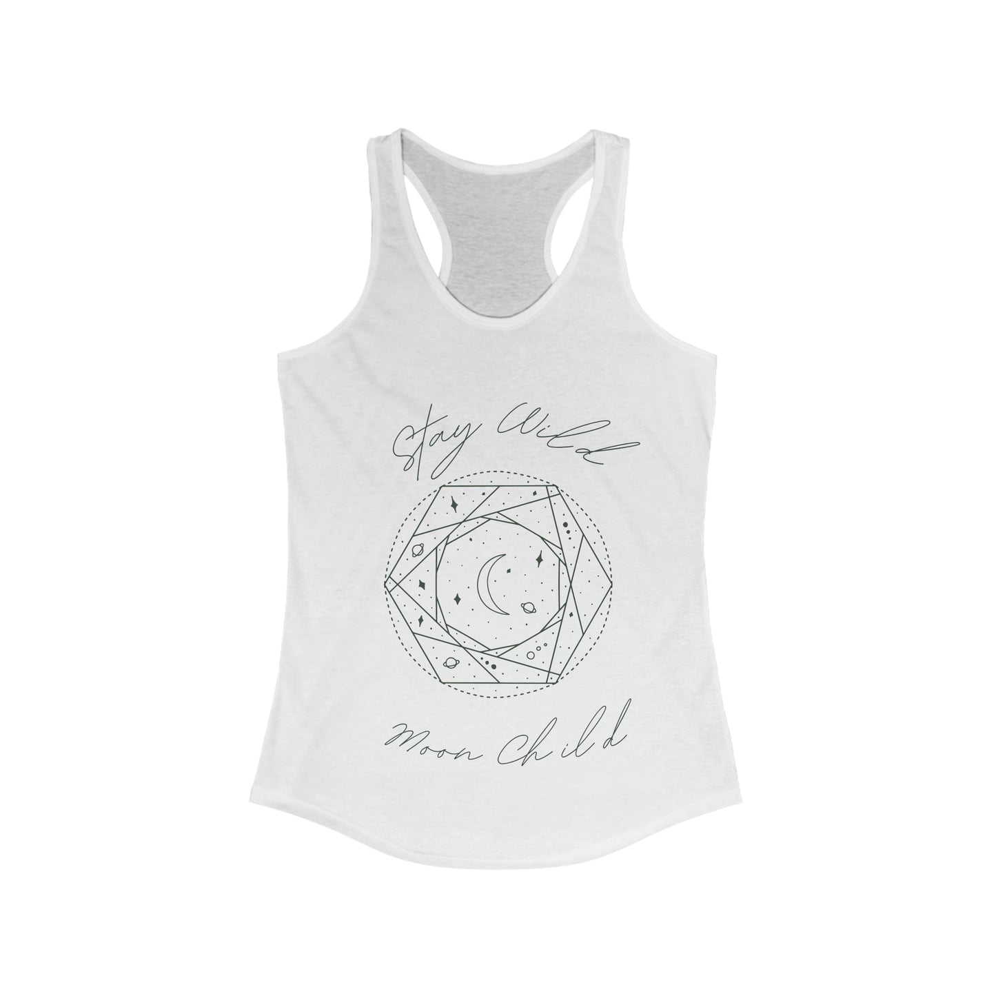 Stay Wild Moon Child Racerback Tank top