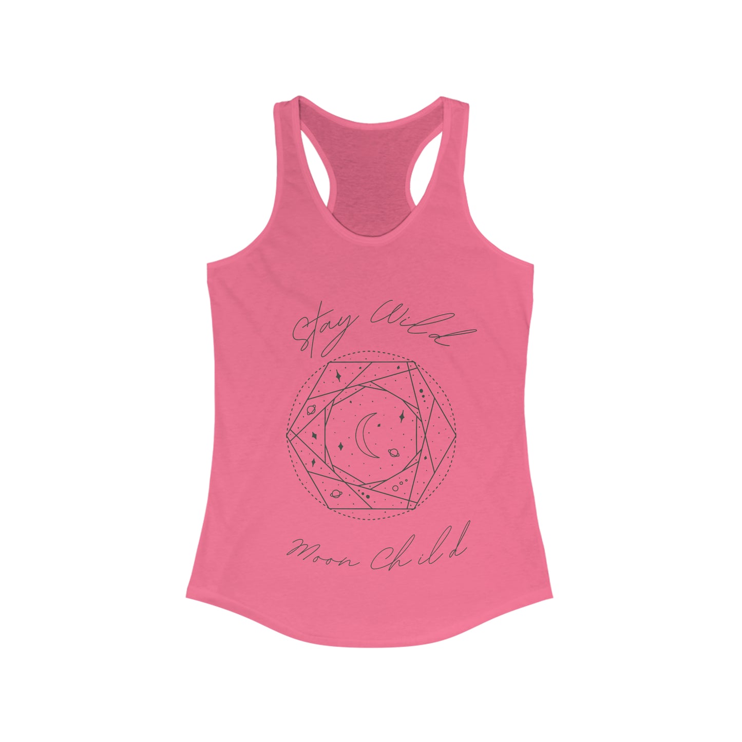 Stay Wild Moon Child Racerback Tank top