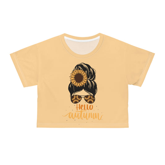 Hello Autumn Cropped T