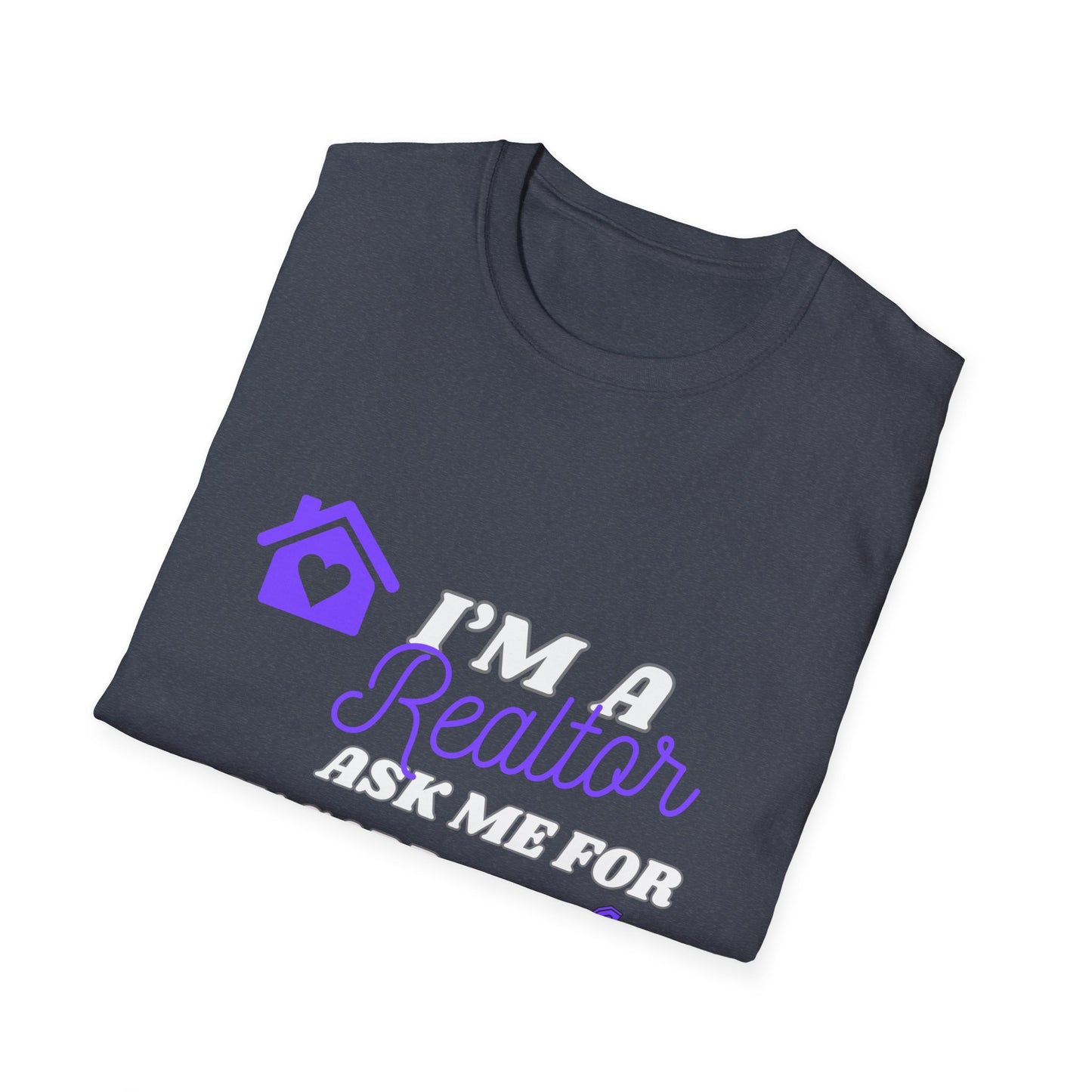 I'm a Realtor Ask me for my card - Perfect for Open Houses and Real Estate Events (purple)