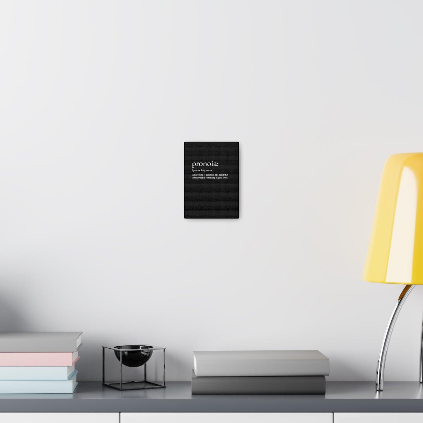 Pronoia - definition Canvas Gallery Wraps