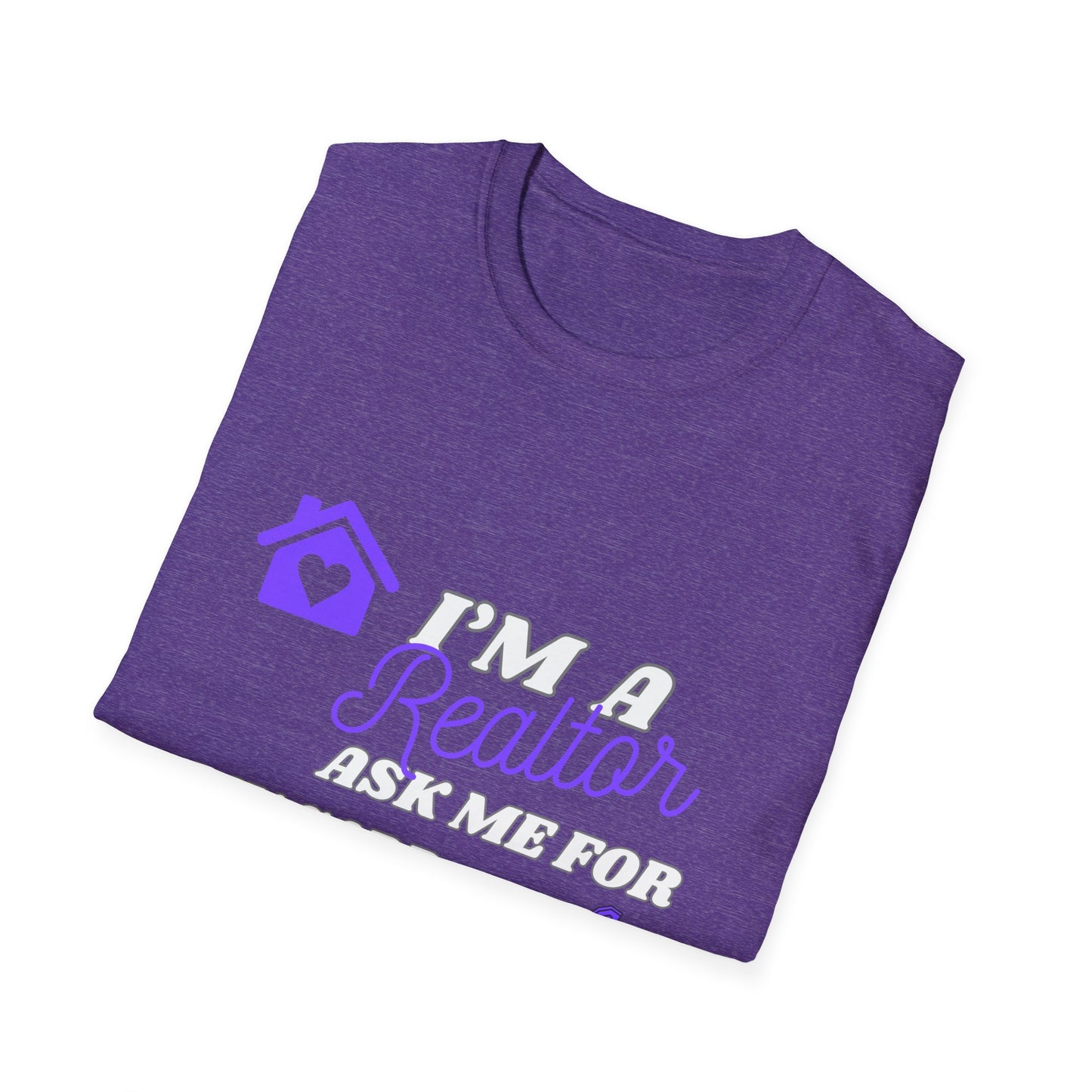 I'm a Realtor Ask me for my card - Perfect for Open Houses and Real Estate Events (purple)