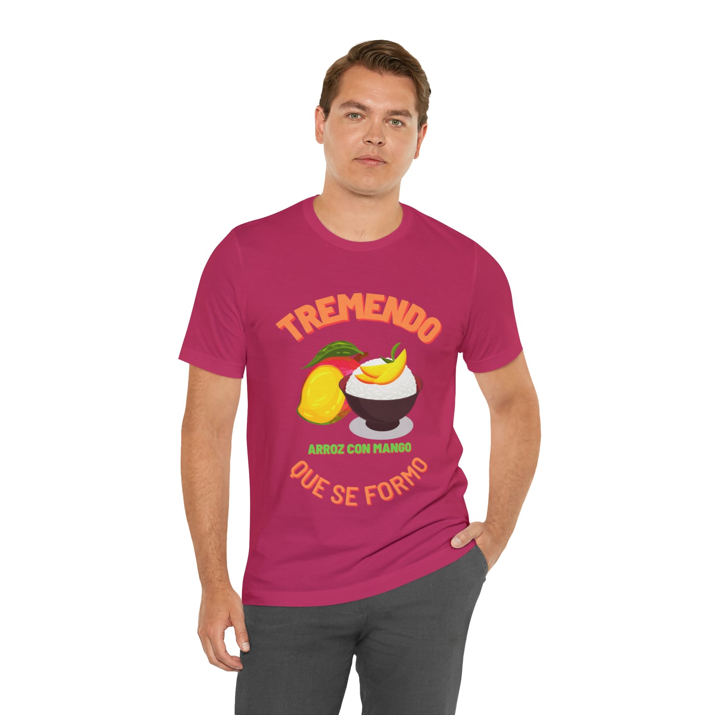 Tremendo Arroz Con Mango Que Se Formo -Unisex Jersey Short Sleeve Tee