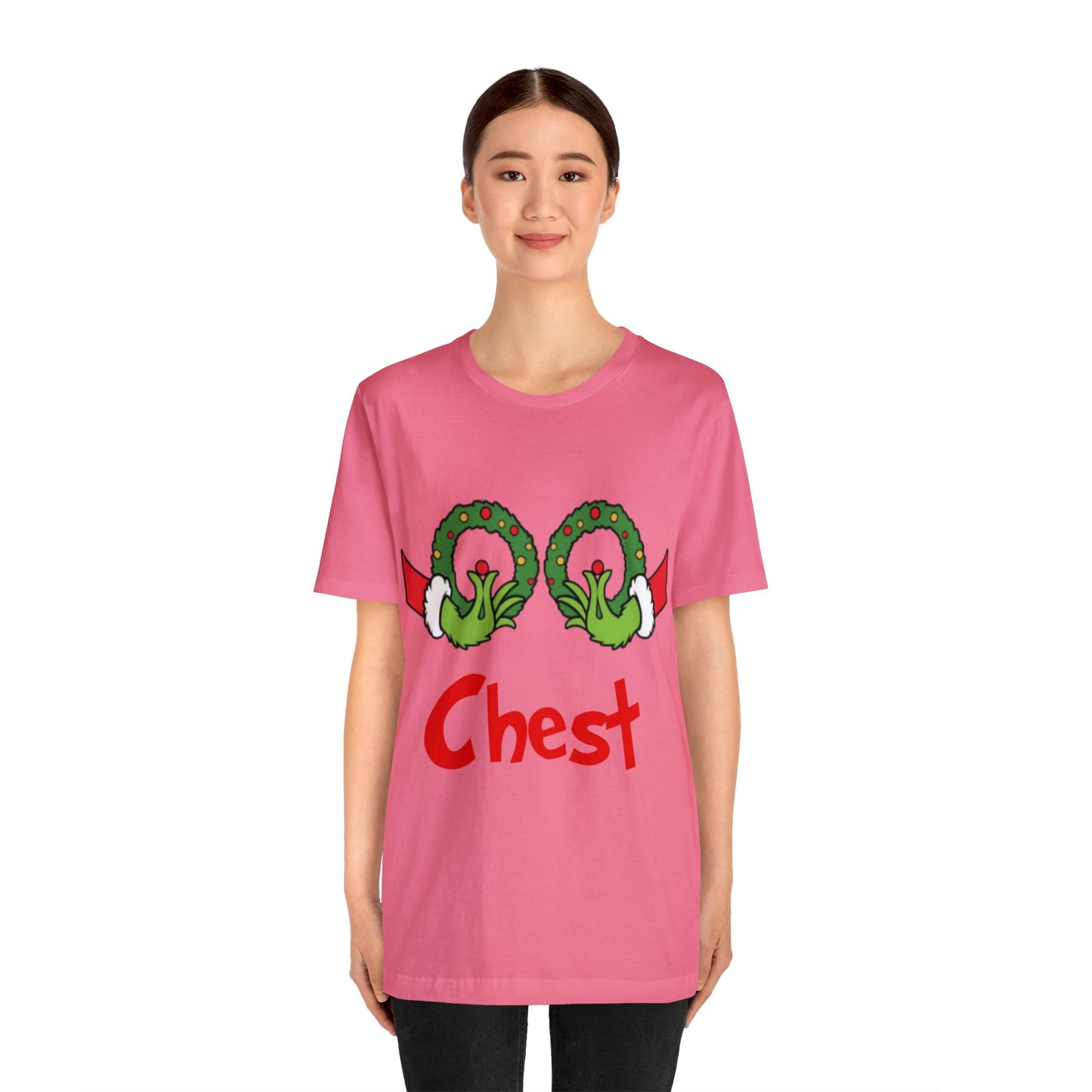 Grinch Couples T-shirt (Chest) Unisex Jersey Short Sleeve Tee
