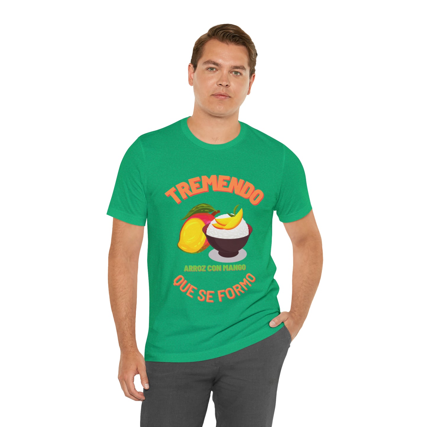 Tremendo Arroz Con Mango Que Se Formo -Unisex Jersey Short Sleeve Tee