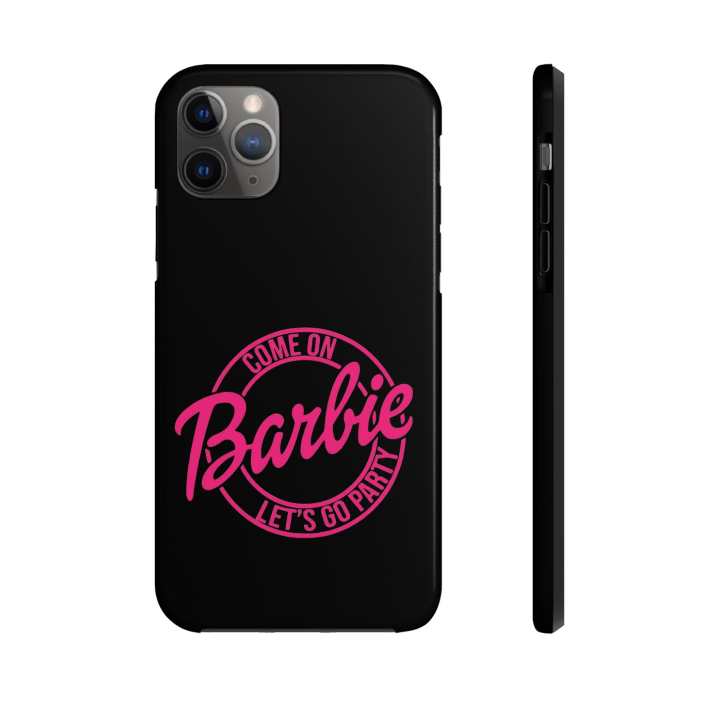 Come on Barbie Lets Go Party Black Tough Phone Case