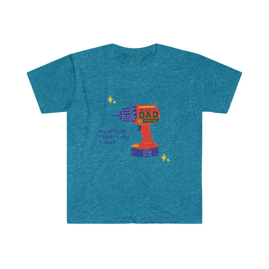 My OfficialFathers Day Shirt - Power drill Unisex Softstyle T-Shirt