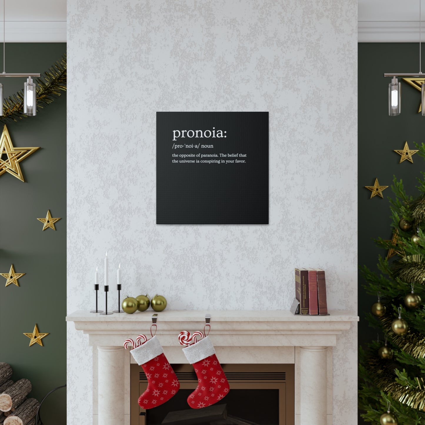 Pronoia - definition Canvas Gallery Wraps