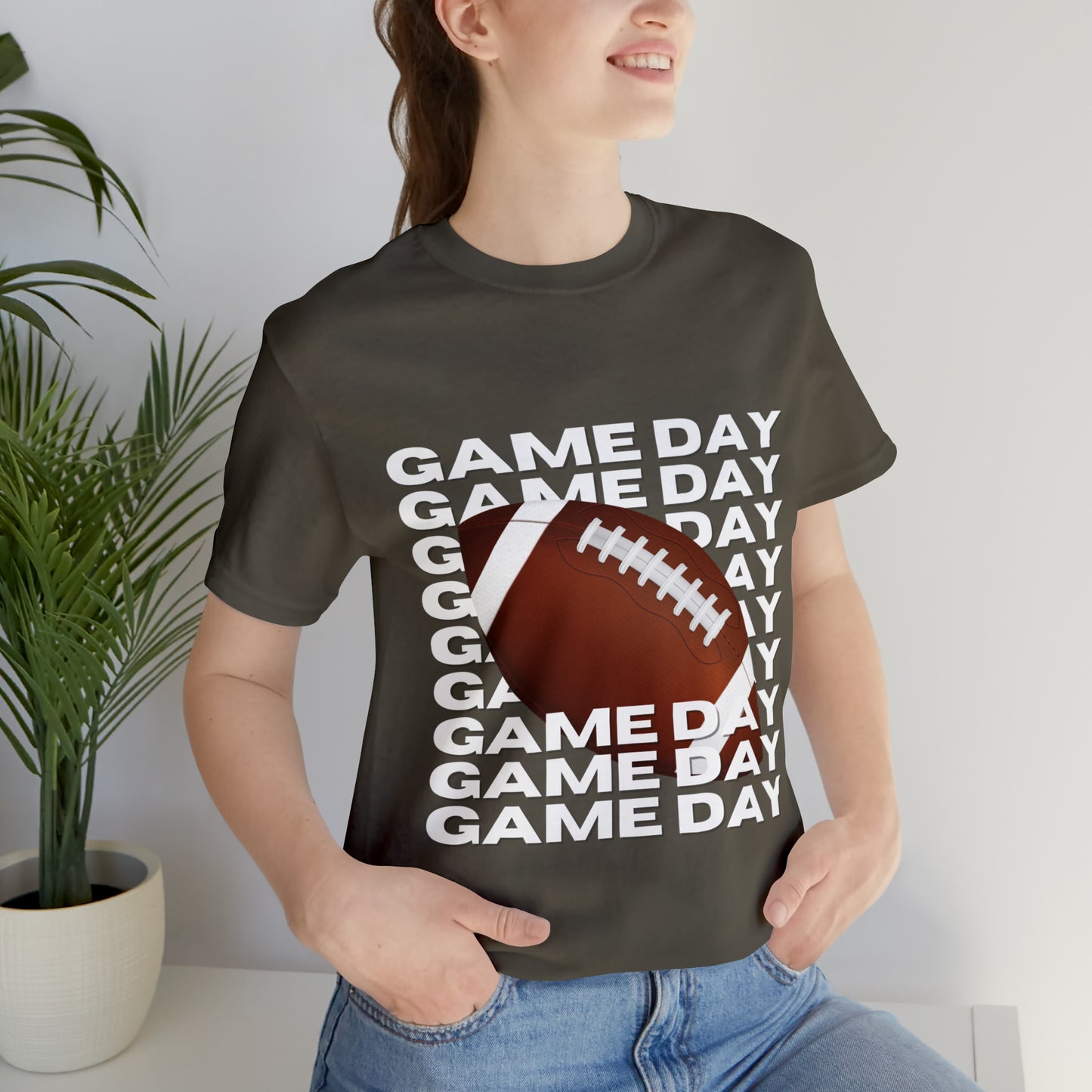 Game Day Football Unisex Jersey Short Sleeve Tee