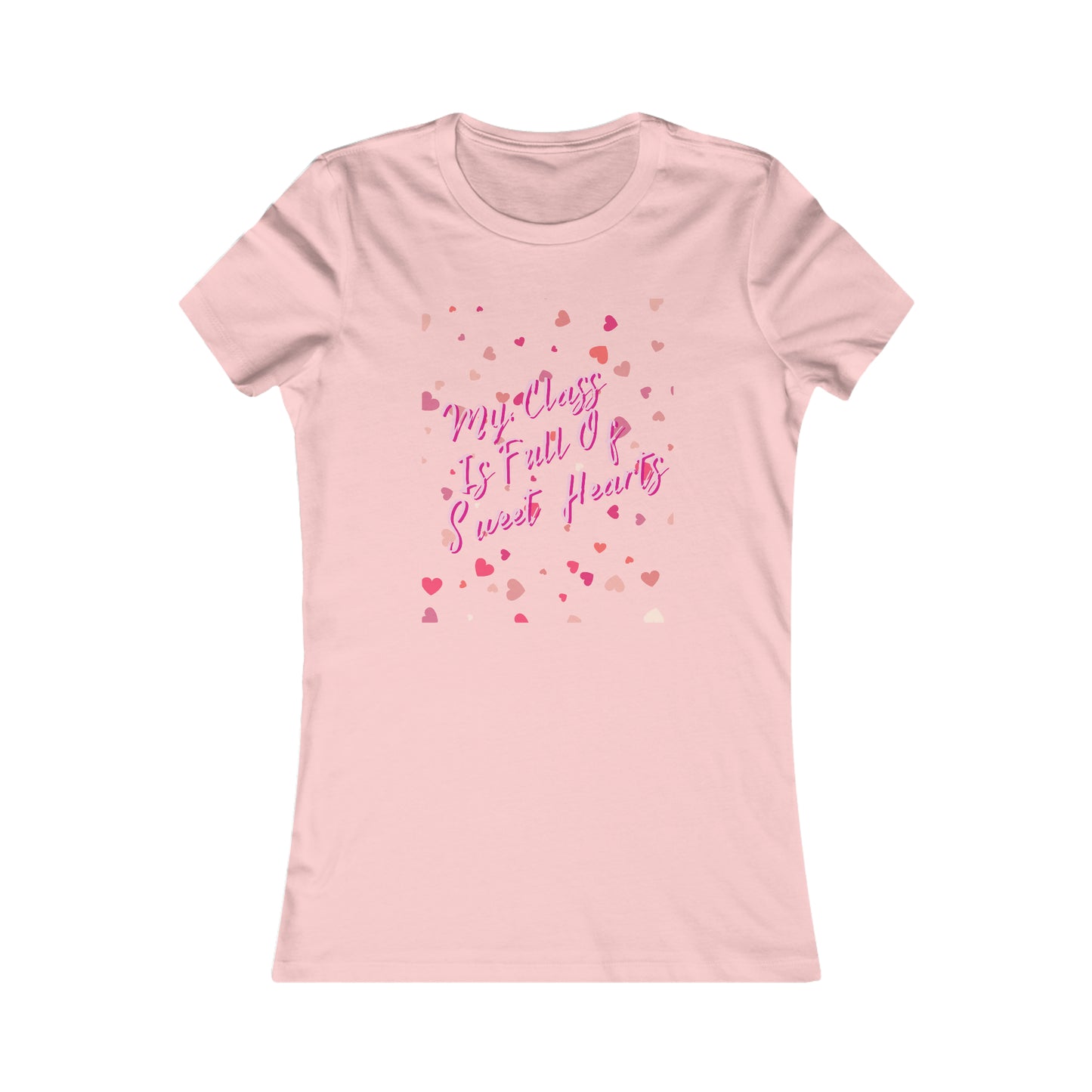 Teachers Valentine's Day T-Shirt- My Class is Full of Sweet Hearts
