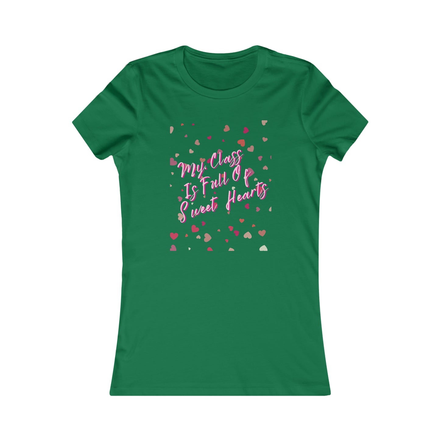 Teachers Valentine's Day T-Shirt- My Class is Full of Sweet Hearts