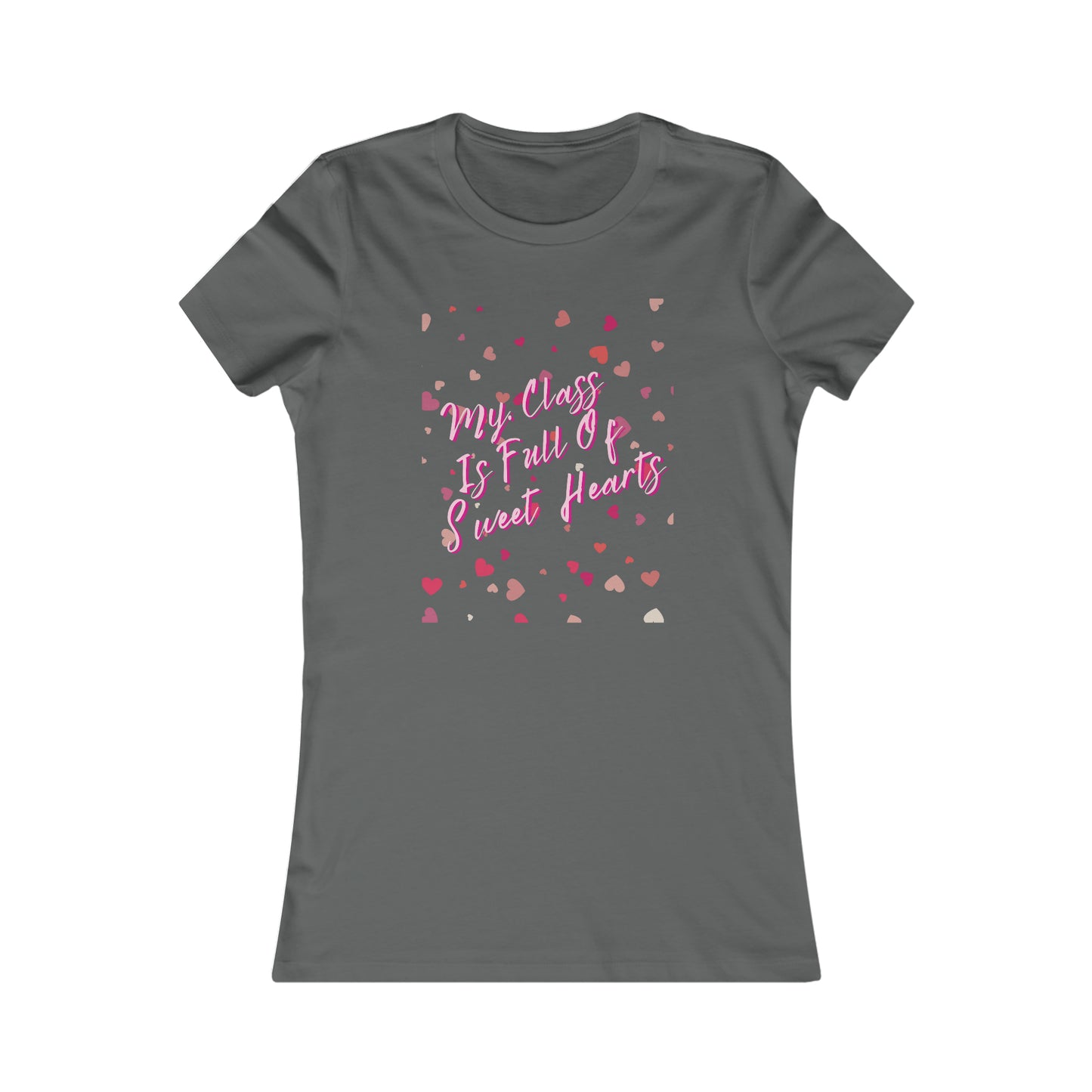Teachers Valentine's Day T-Shirt- My Class is Full of Sweet Hearts