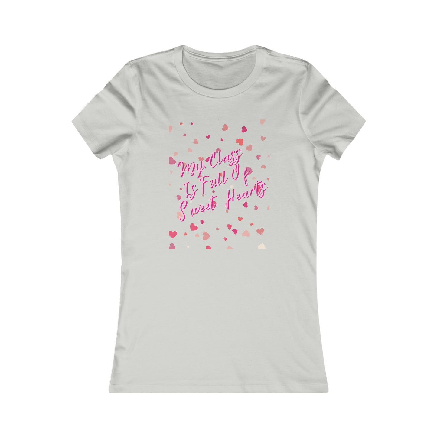 Teachers Valentine's Day T-Shirt- My Class is Full of Sweet Hearts