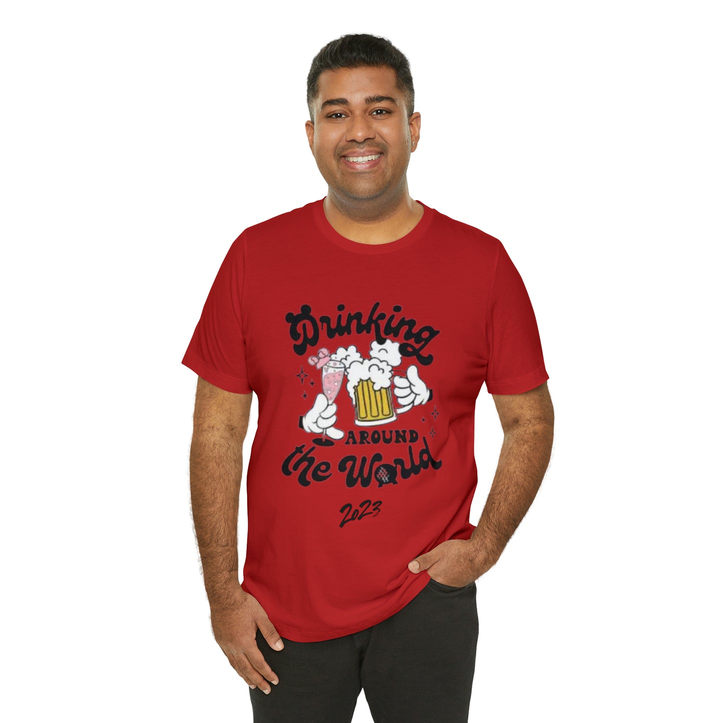 Epcot Drinking Around the World Unisex Jersey Short Sleeve Tee