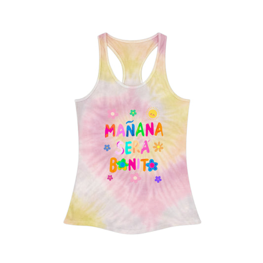 Mañana Sera Bonito - Tie Dye Racerback Tank Top