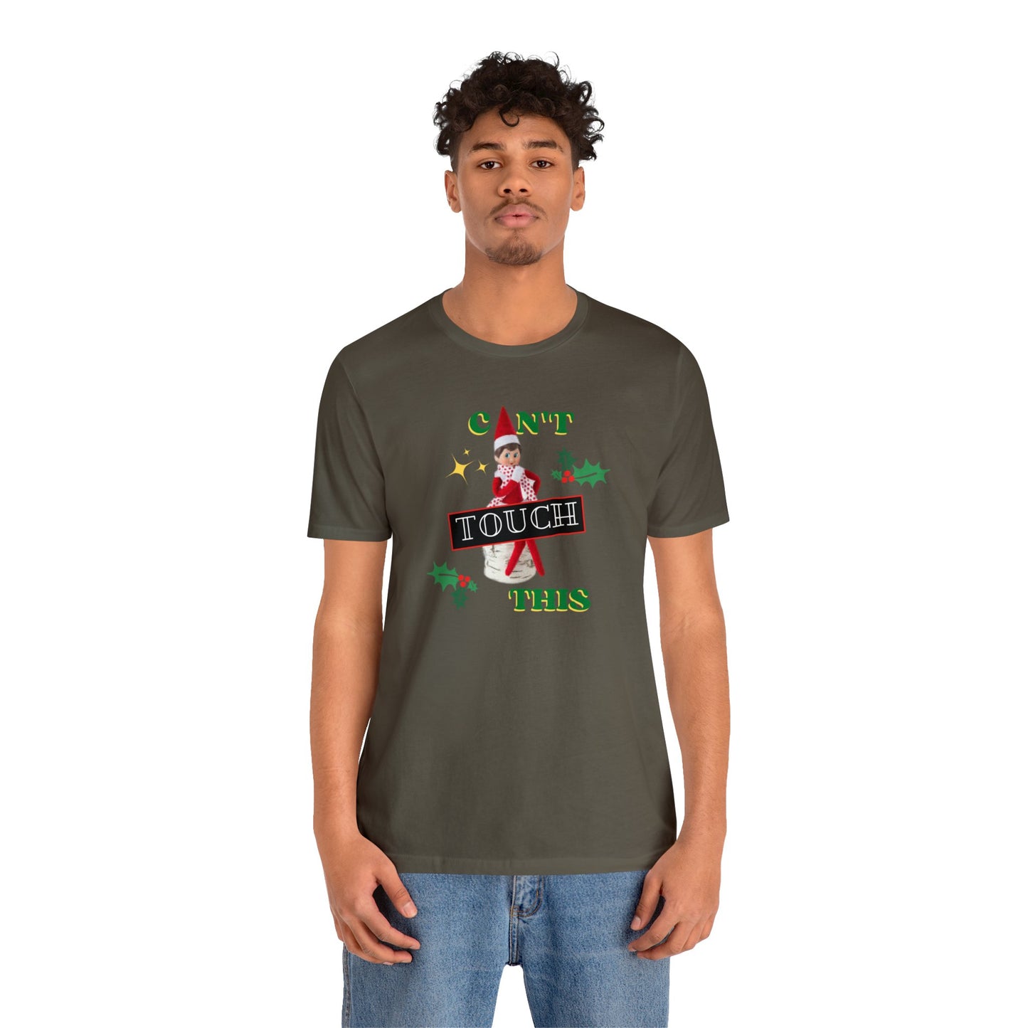 Can't touch this Christmas T-Shirt- Unisex Jersey Short Sleeve Tee