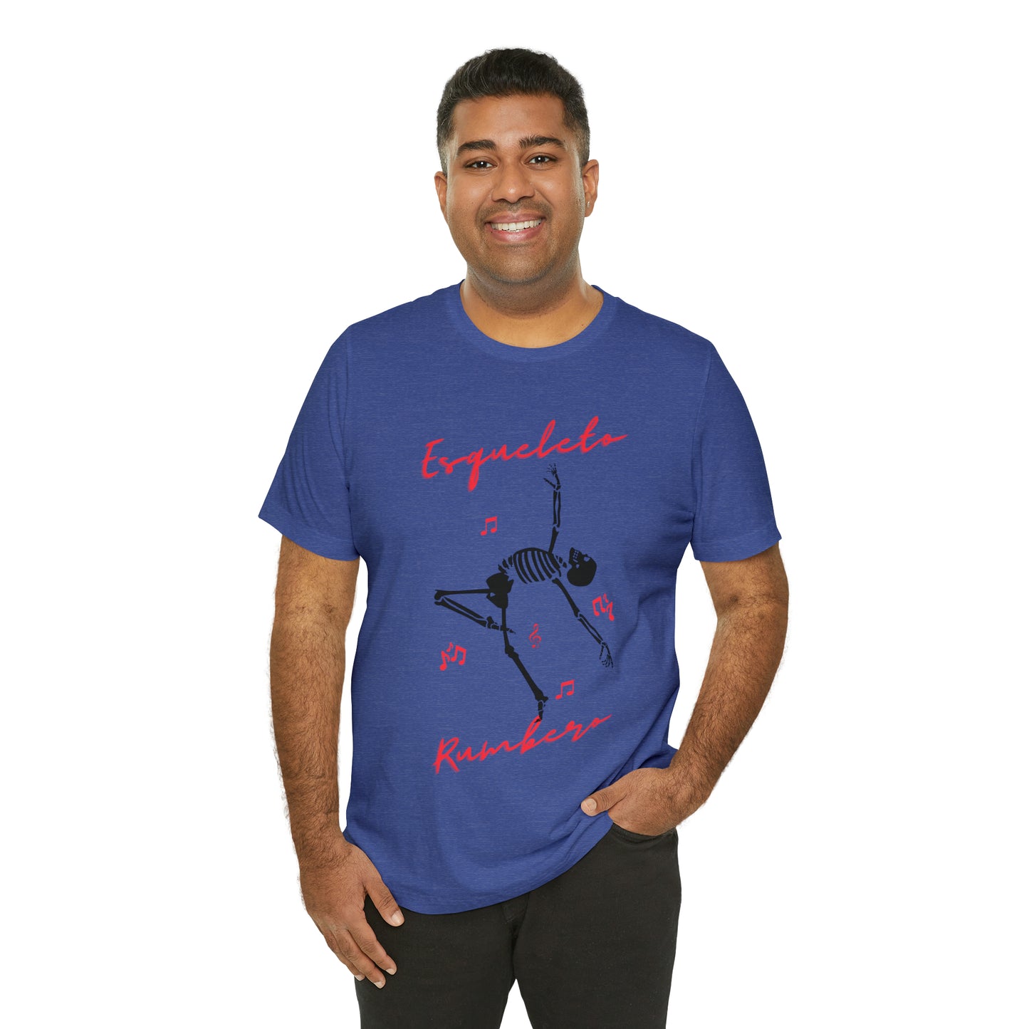 Esqueleto Rumbero Unisex Jersey Short Sleeve Tee