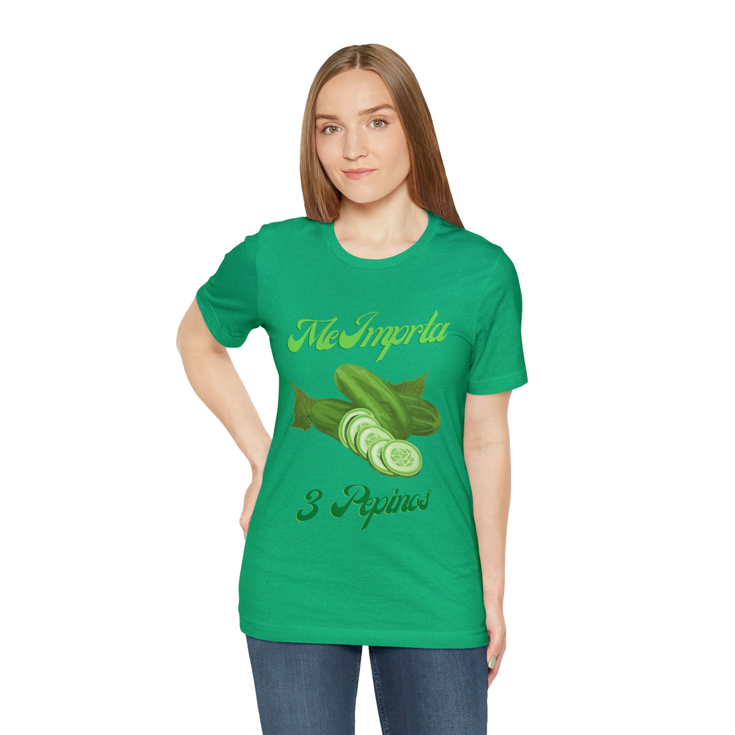 Me Importa 3 Pepinos -Unisex Jersey Short Sleeve Tee