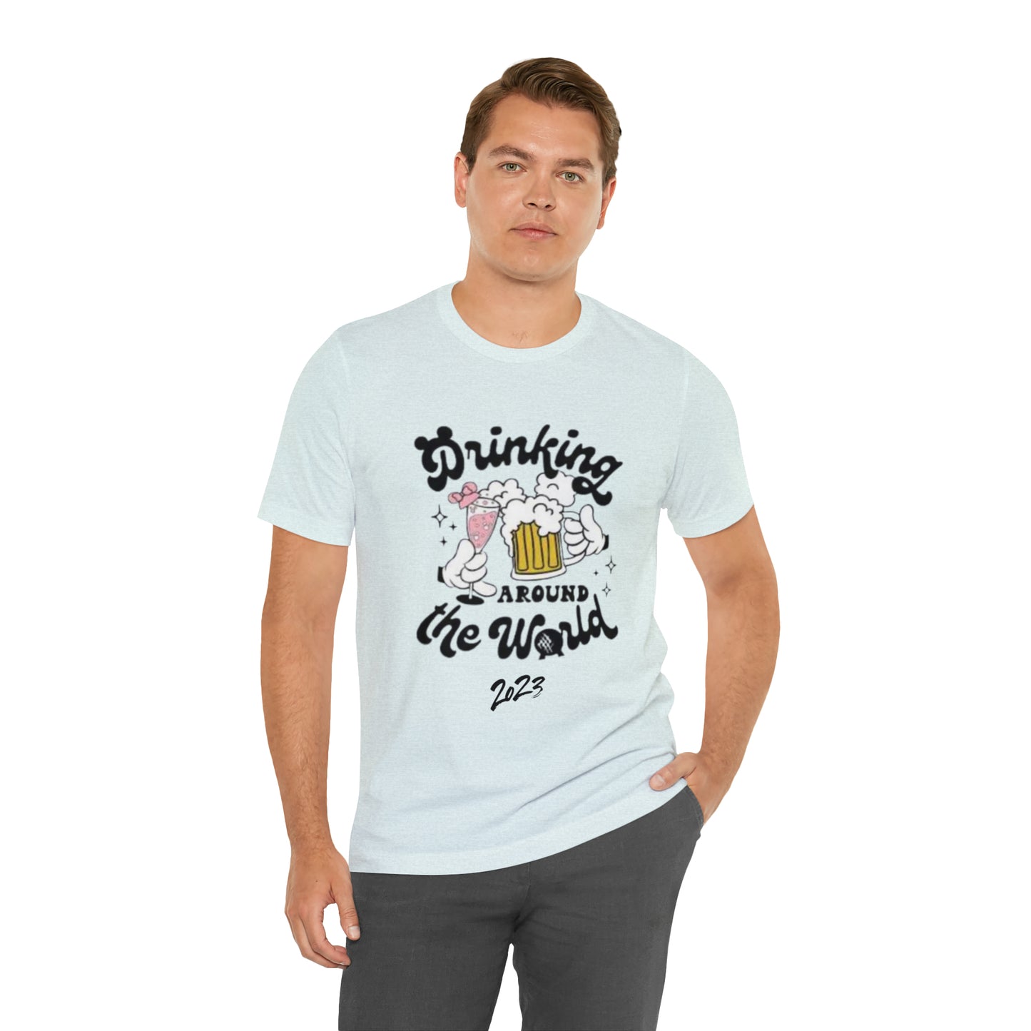 Epcot Drinking Around the World Unisex Jersey Short Sleeve Tee
