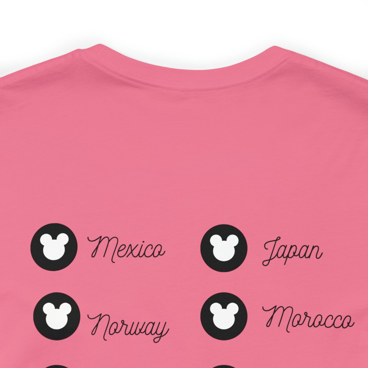 Epcot Drinking Around the World Unisex Jersey Short Sleeve Tee