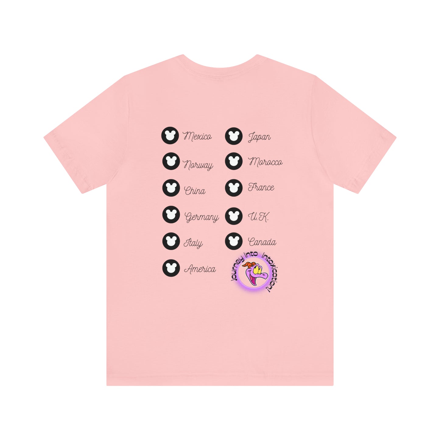 Epcot Drinking Around the World Unisex Jersey Short Sleeve Tee