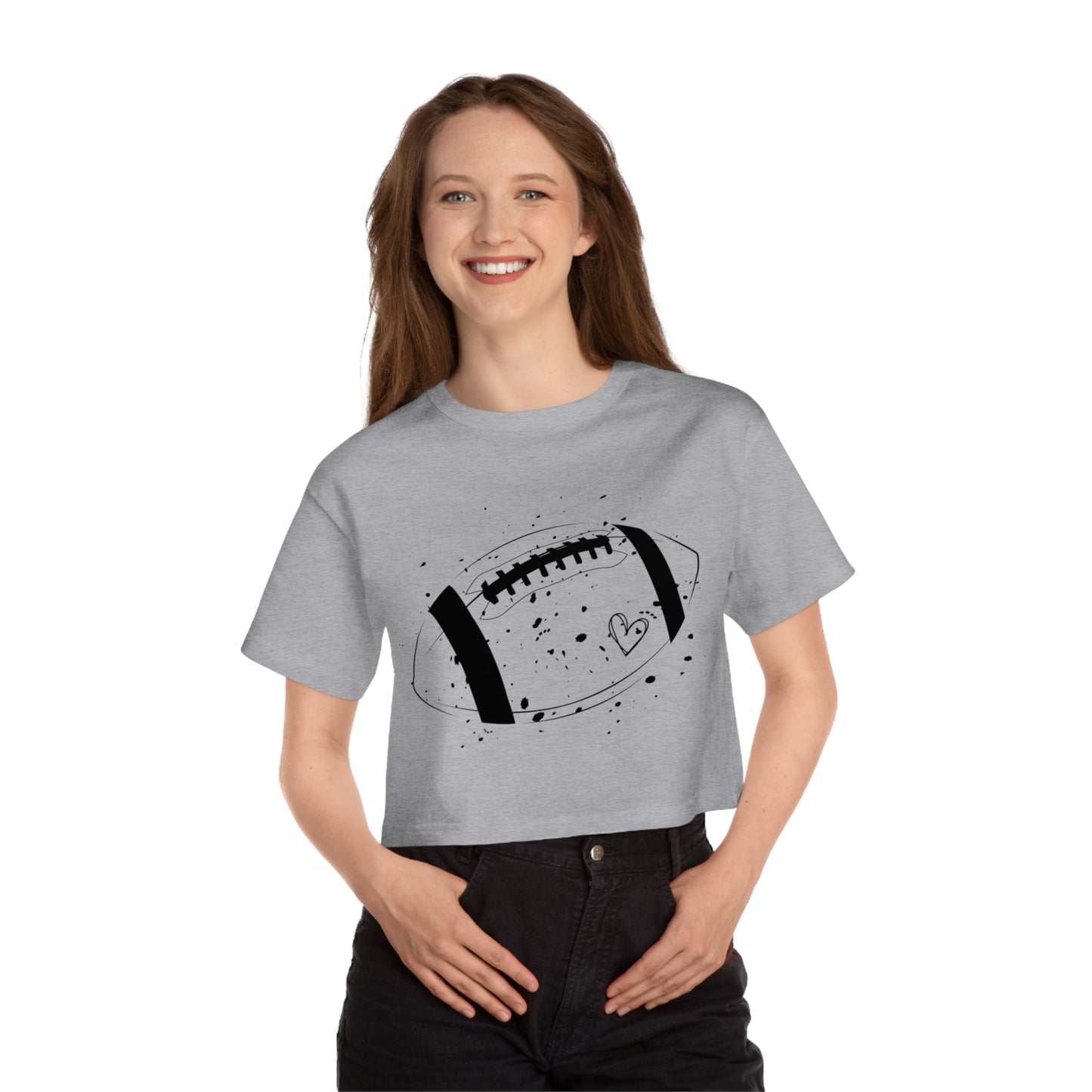 Football Love Cropped Top