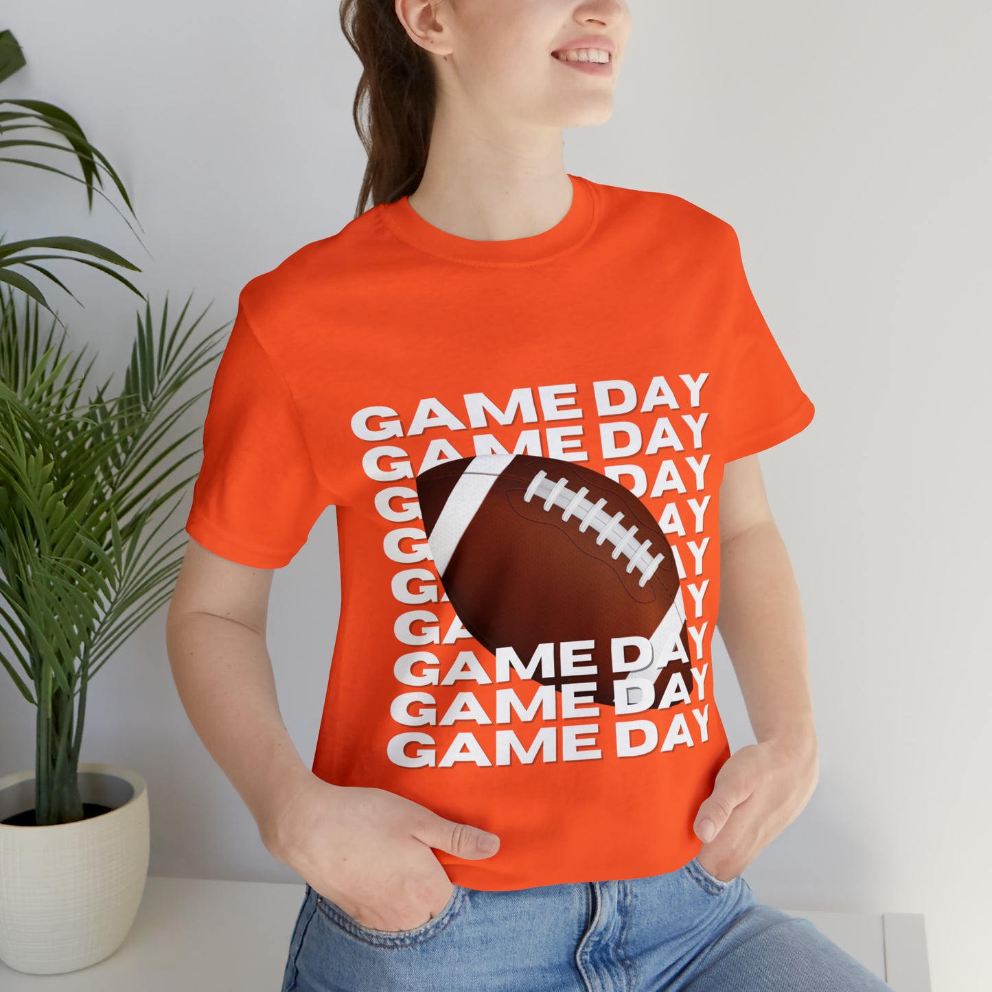 Game Day Football Unisex Jersey Short Sleeve Tee