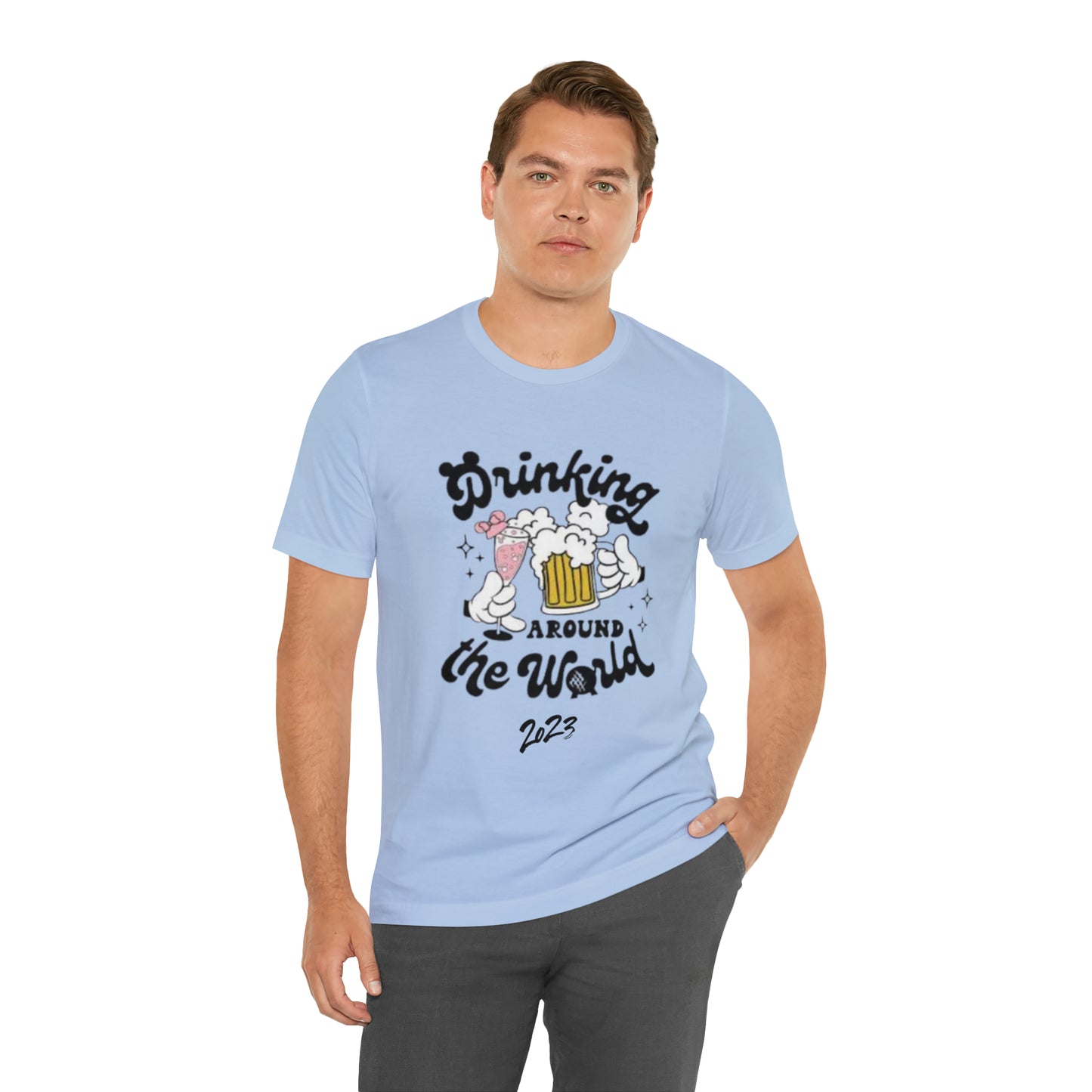 Epcot Drinking Around the World Unisex Jersey Short Sleeve Tee
