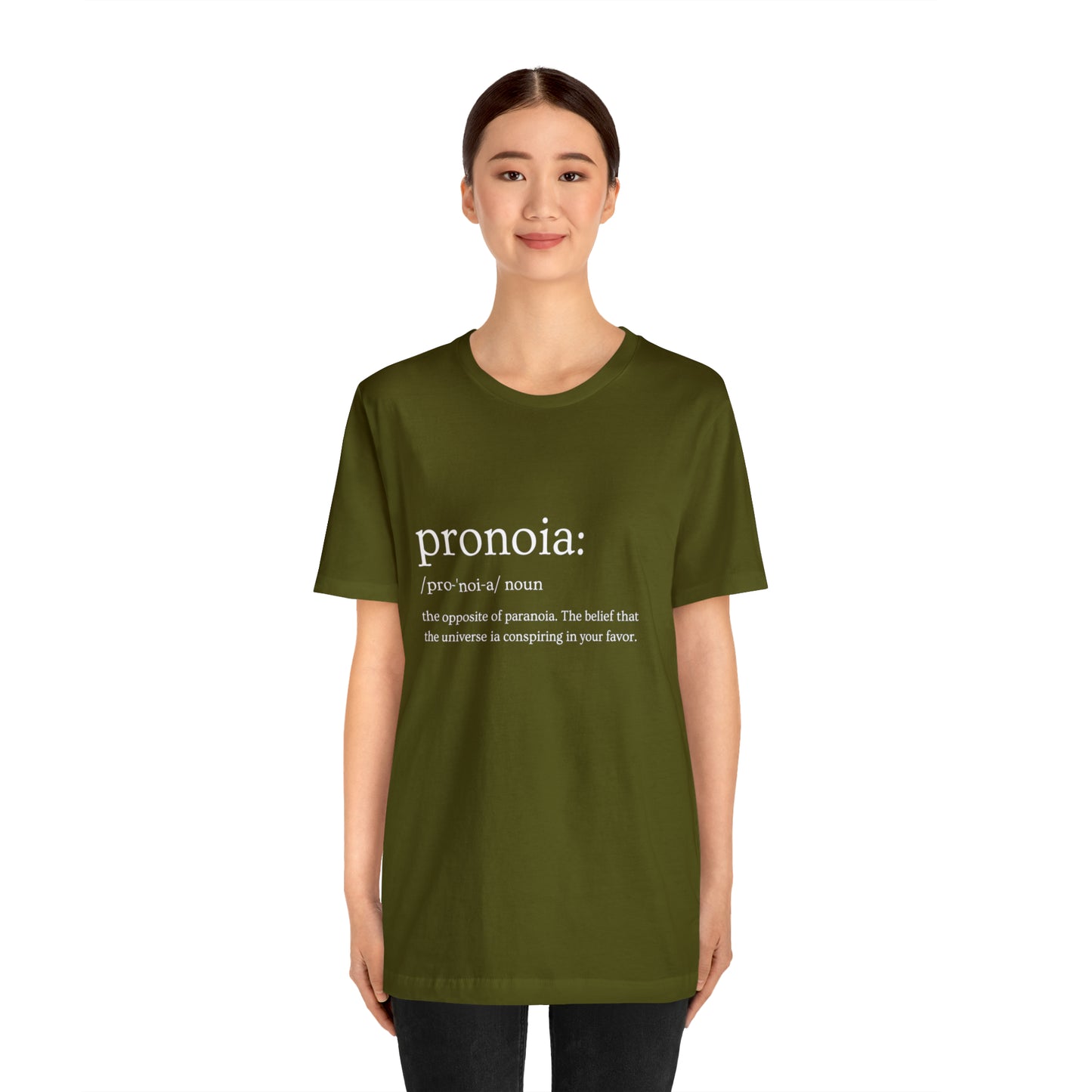 Pronoia Definition - Unisex Jersey Short Sleeve Tee