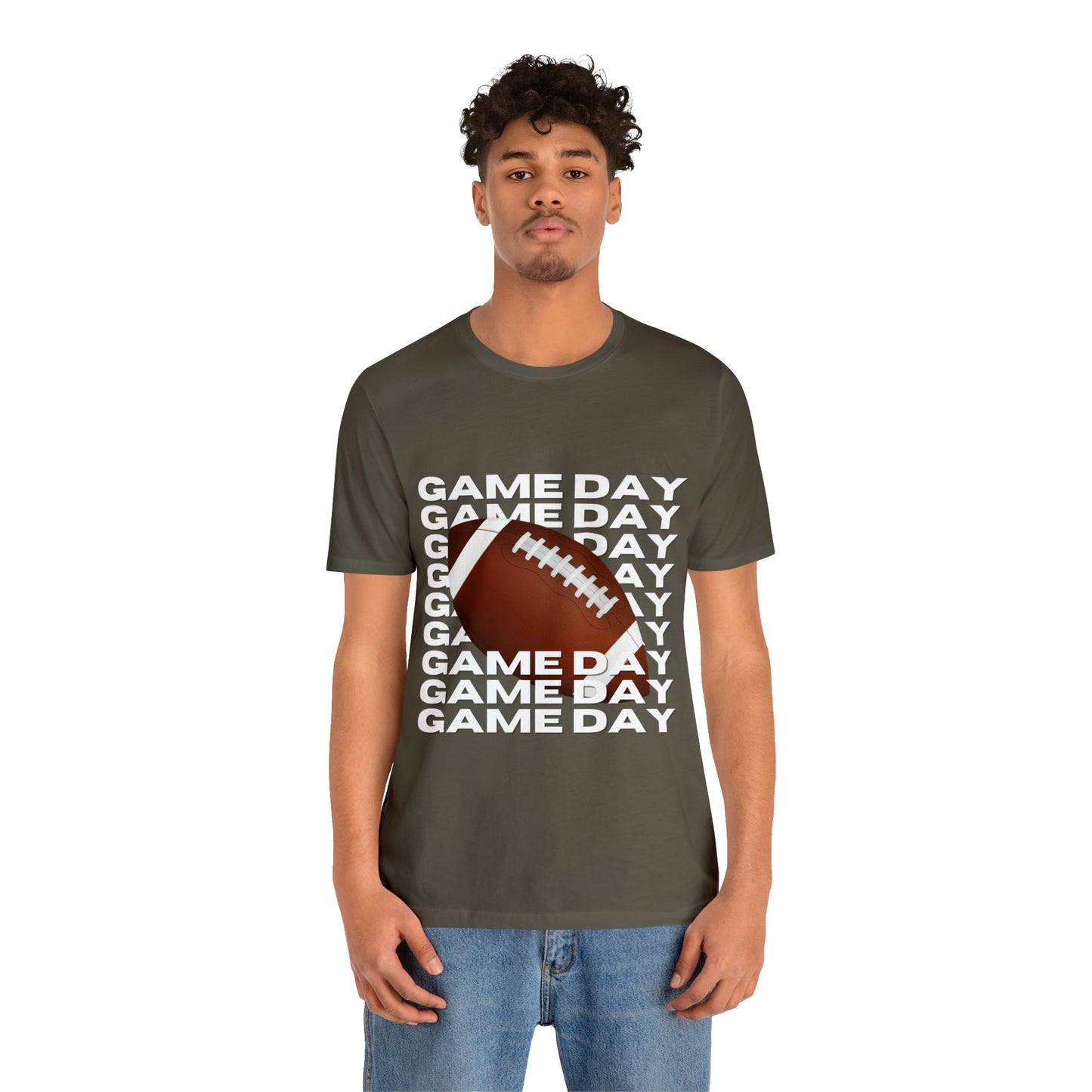 Game Day Football Unisex Jersey Short Sleeve Tee