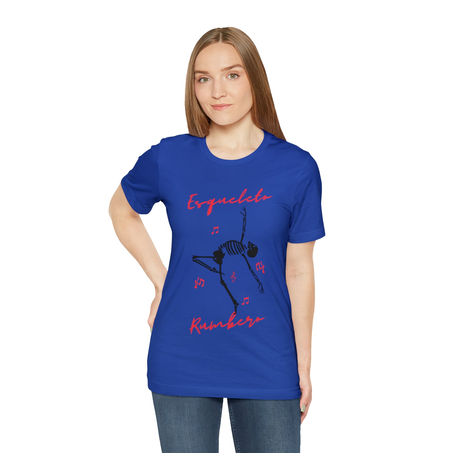 Esqueleto Rumbero Unisex Jersey Short Sleeve Tee