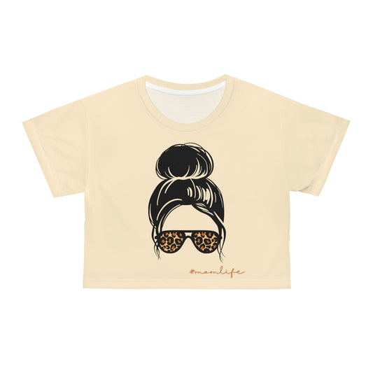 Mom Life Cropped T
