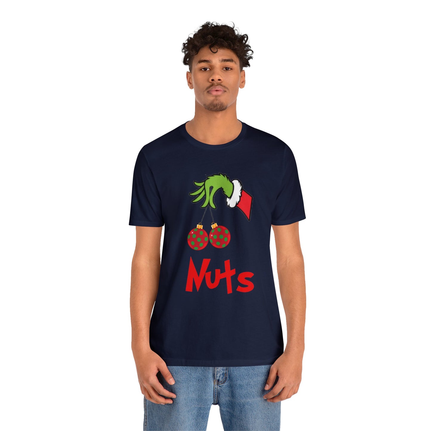 Grinch Couples Tshirt (Nuts) Unisex Jersey Short Sleeve Tee