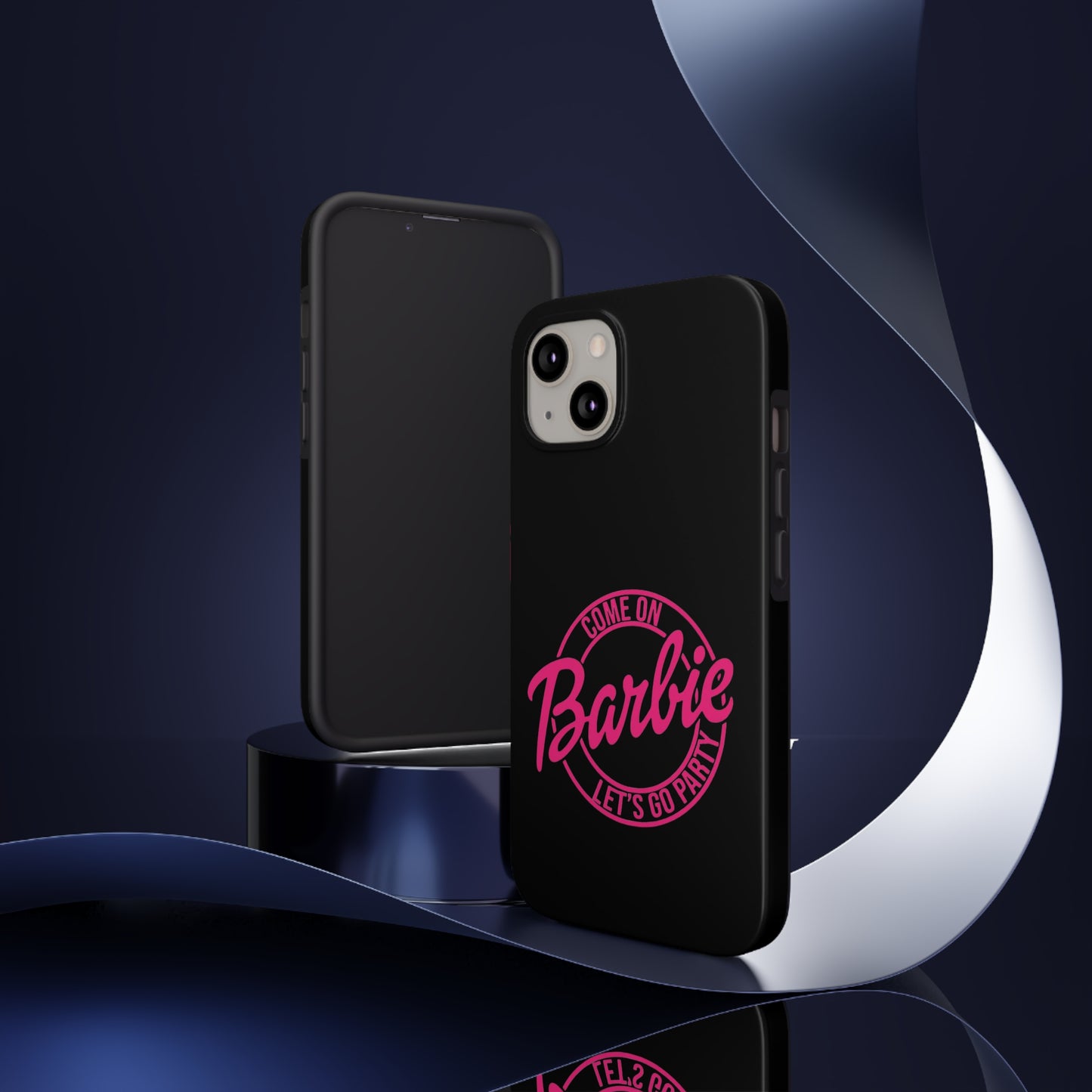 Come on Barbie Lets Go Party Black Tough Phone Case