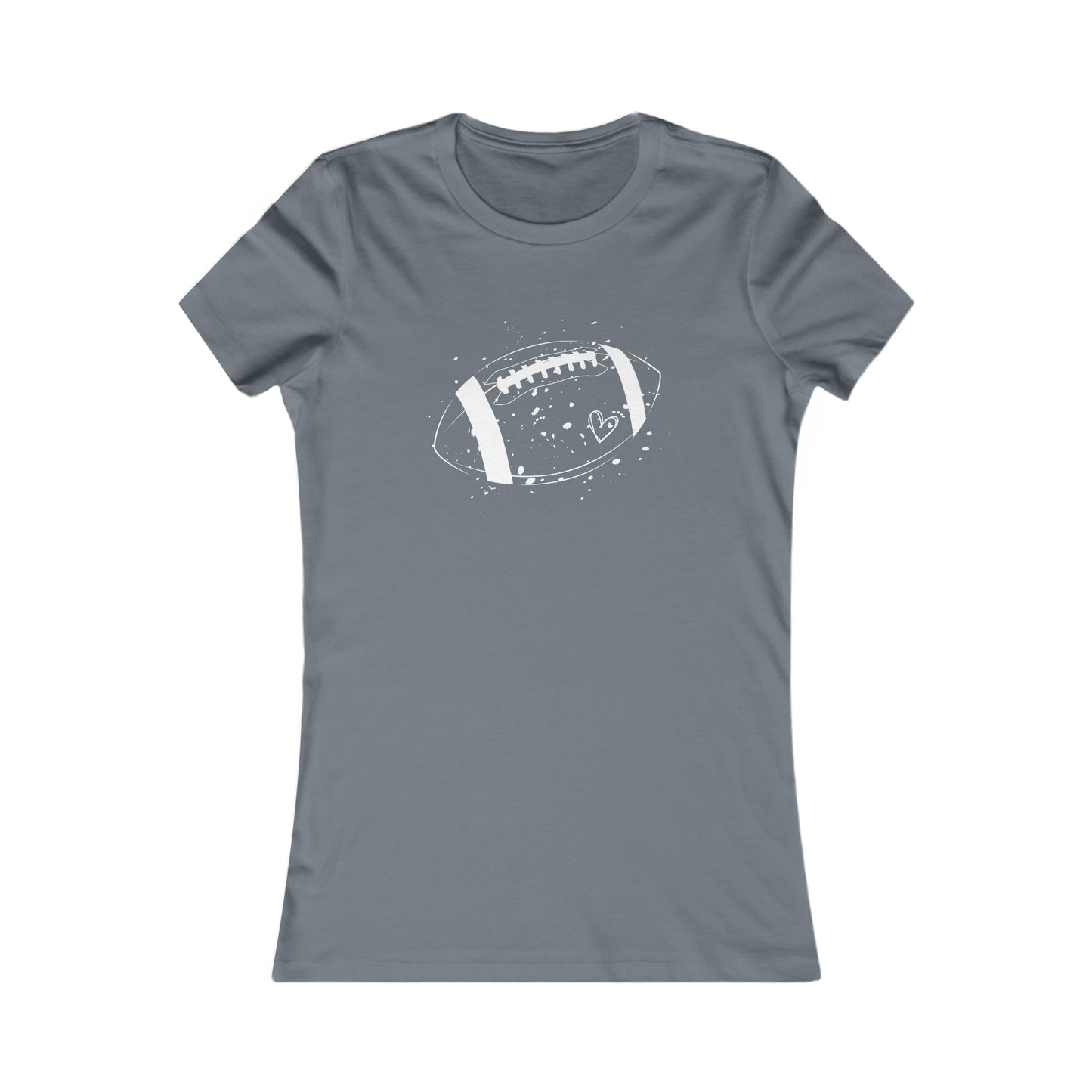 Football White Design Women's Favorite Tee